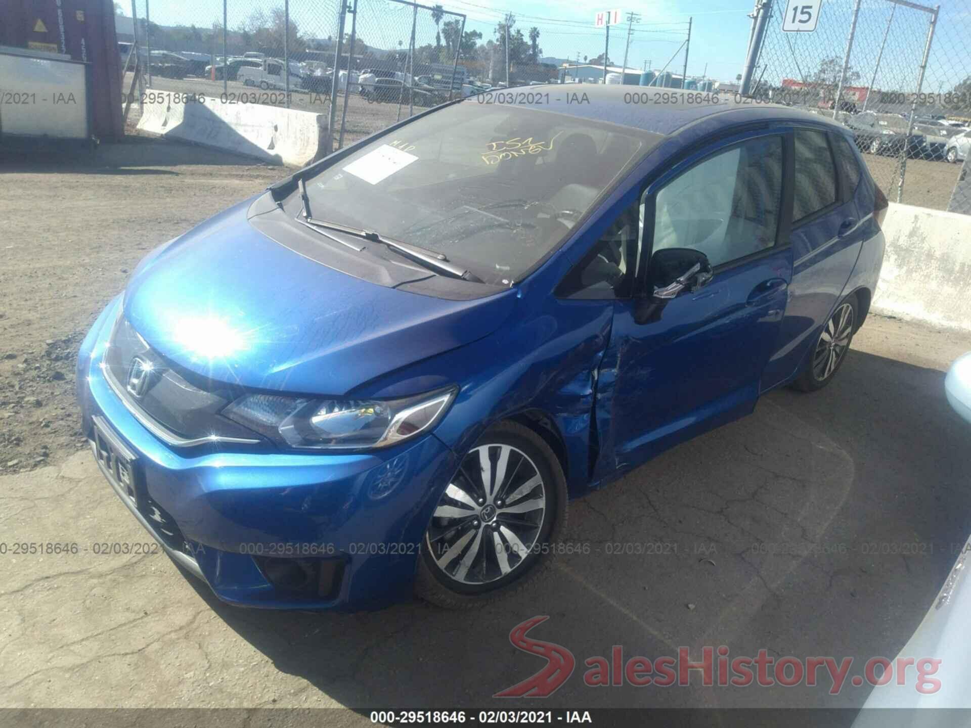 JHMGK5H97HS005378 2017 HONDA FIT