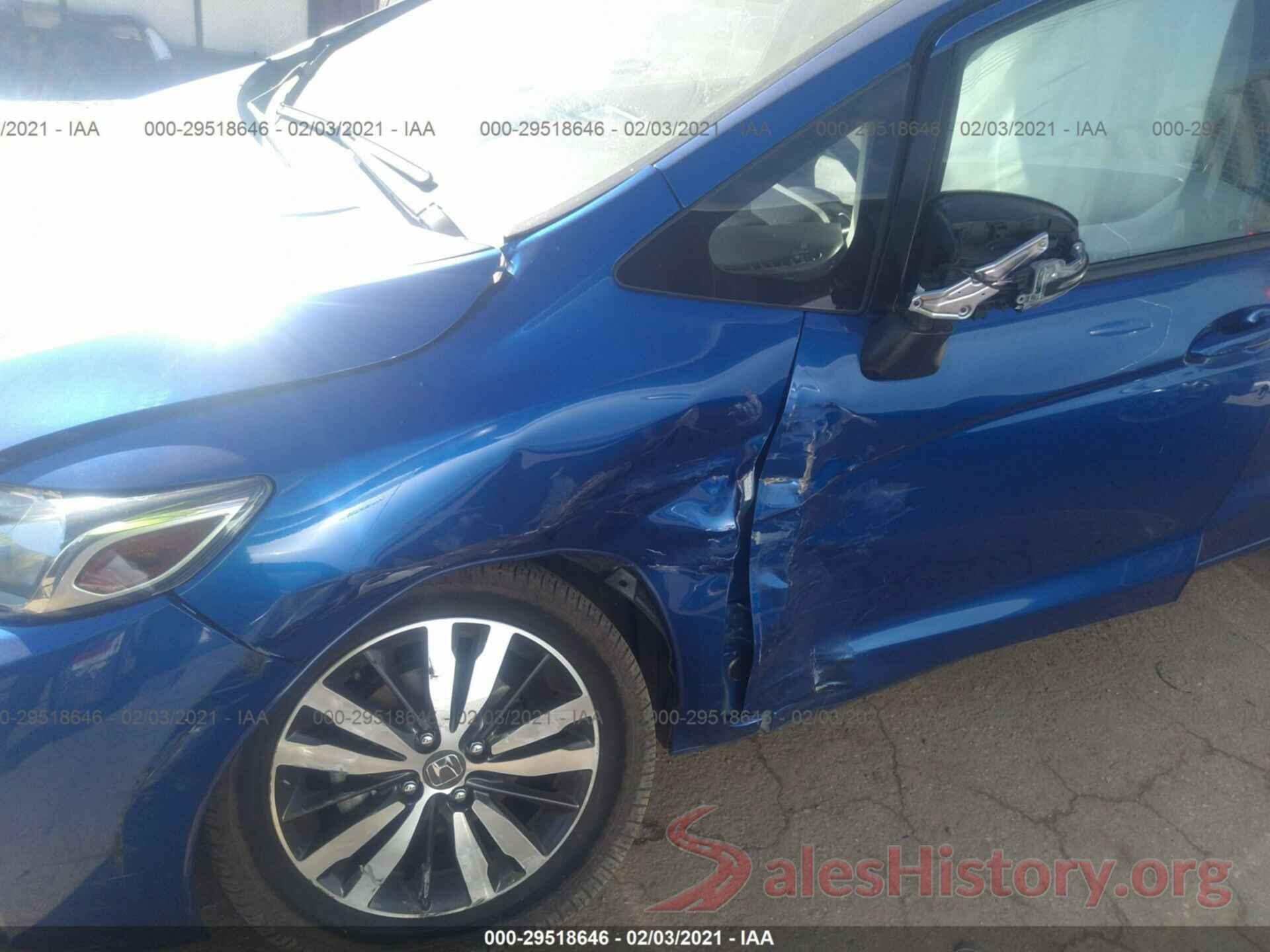 JHMGK5H97HS005378 2017 HONDA FIT