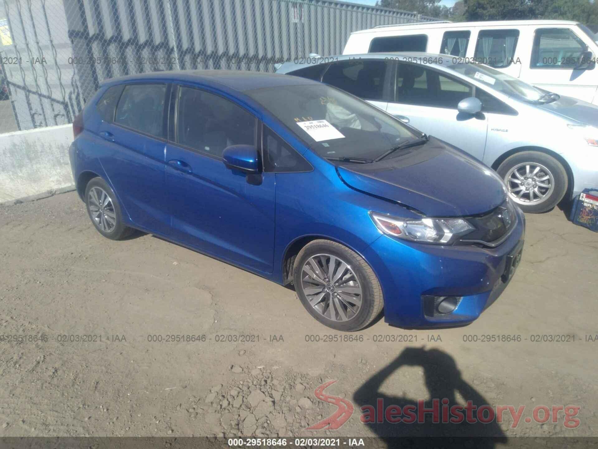 JHMGK5H97HS005378 2017 HONDA FIT