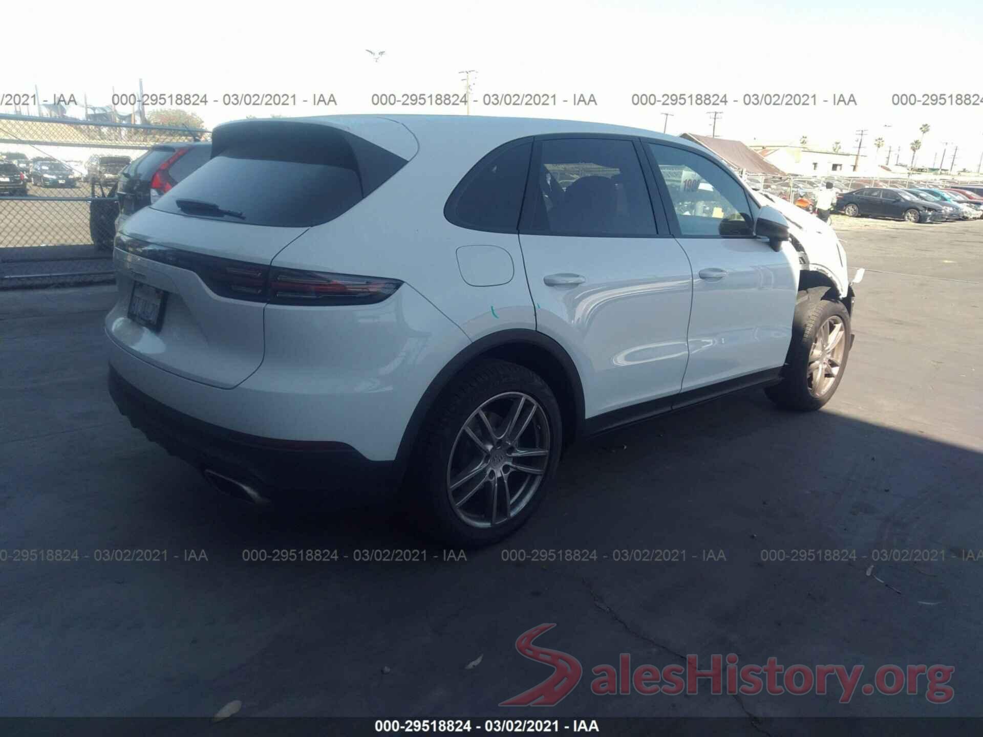 WP1AA2AYXLDA10449 2020 PORSCHE CAYENNE