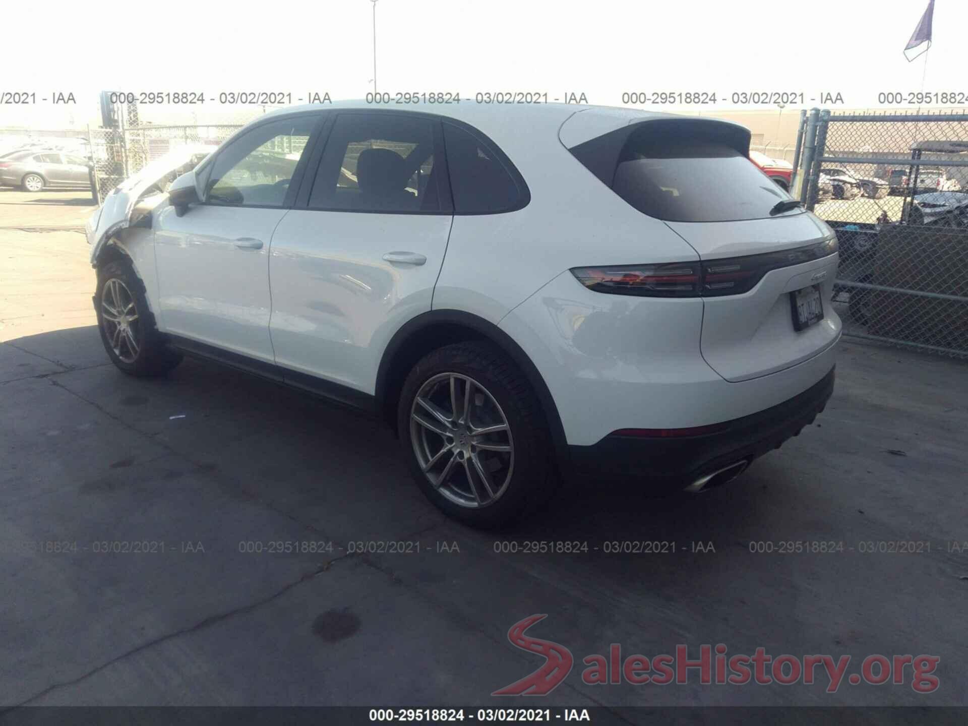 WP1AA2AYXLDA10449 2020 PORSCHE CAYENNE