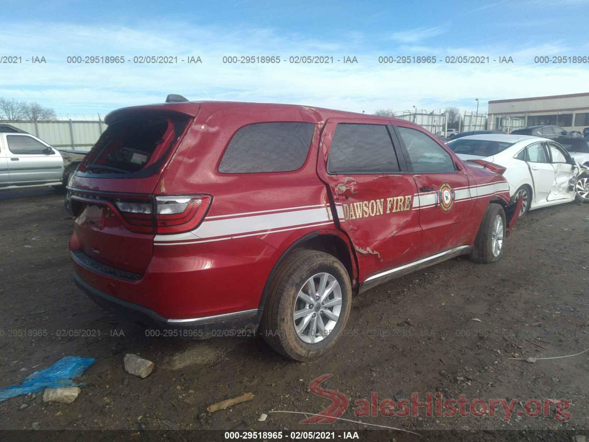 1C4SDJFTXKC765061 2019 DODGE DURANGO