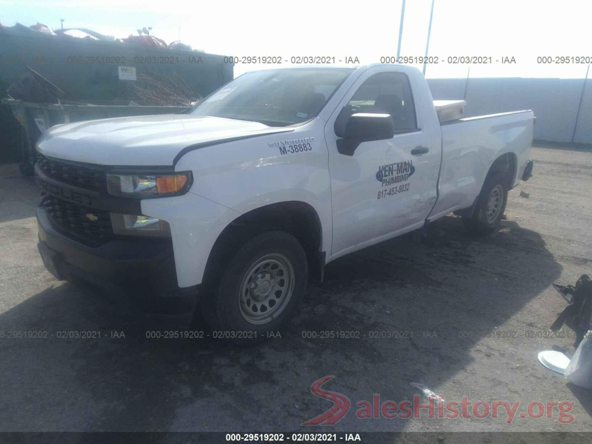 3GCNWAEH1LG101802 2020 CHEVROLET SILVERADO 1500