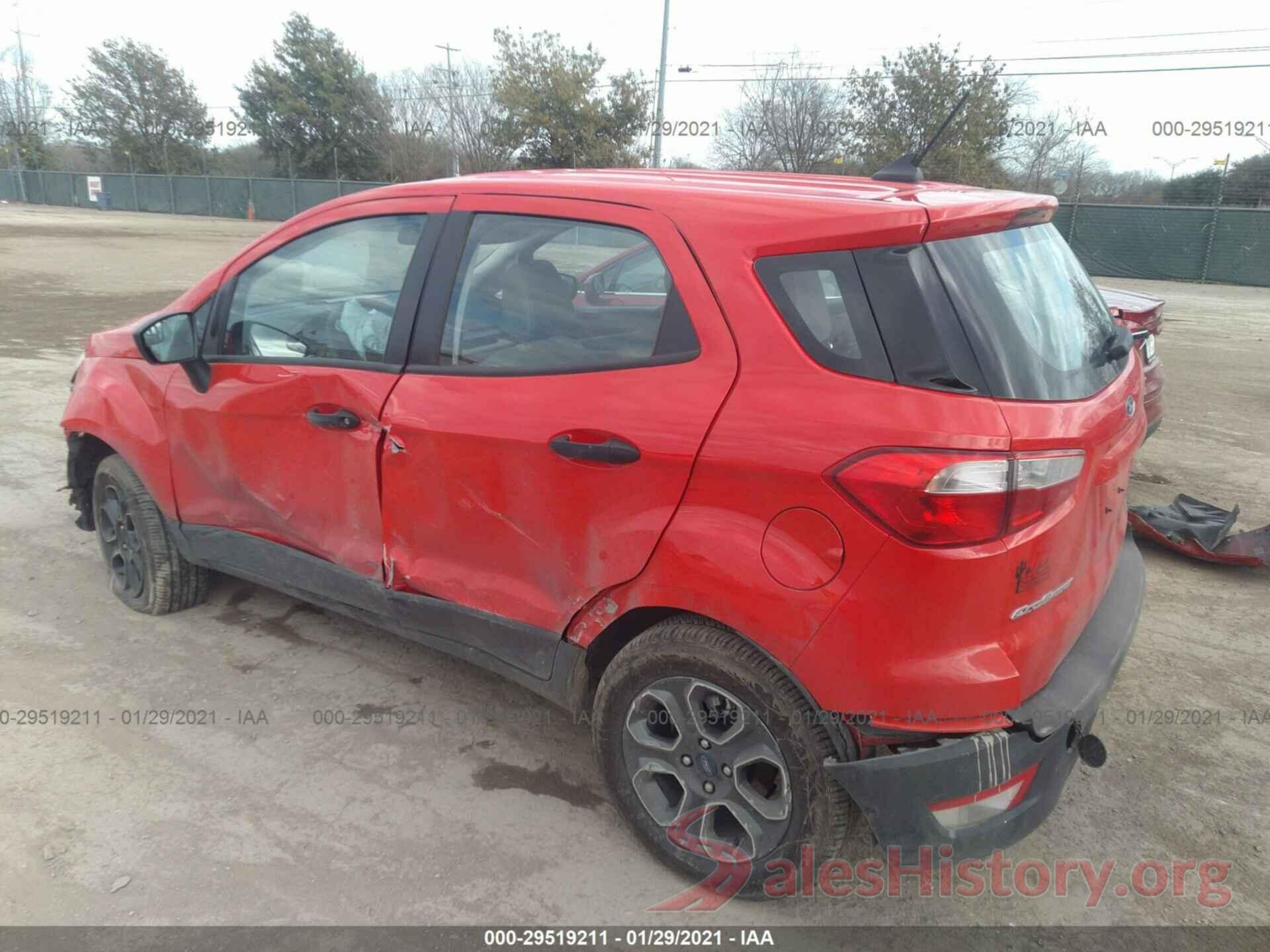 MAJ3S2FE8LC368229 2020 FORD ECOSPORT