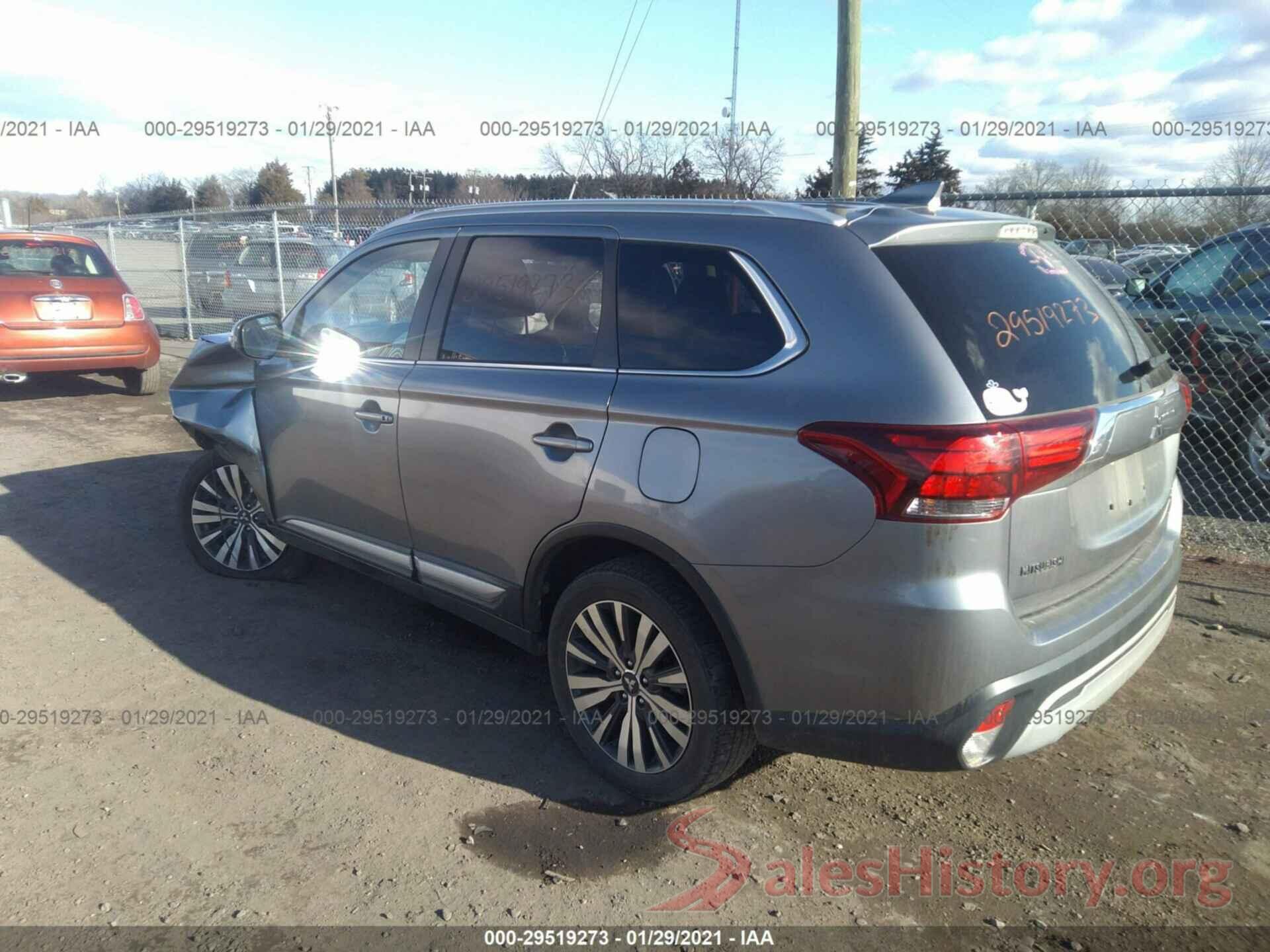 JA4AZ3A31KZ026667 2019 MITSUBISHI OUTLANDER