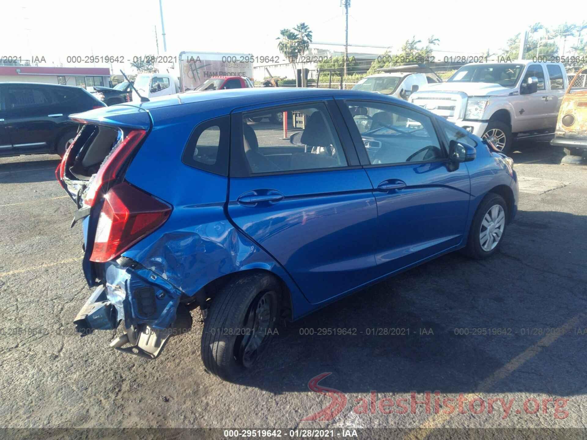 JHMGK5H50HS003243 2017 HONDA FIT