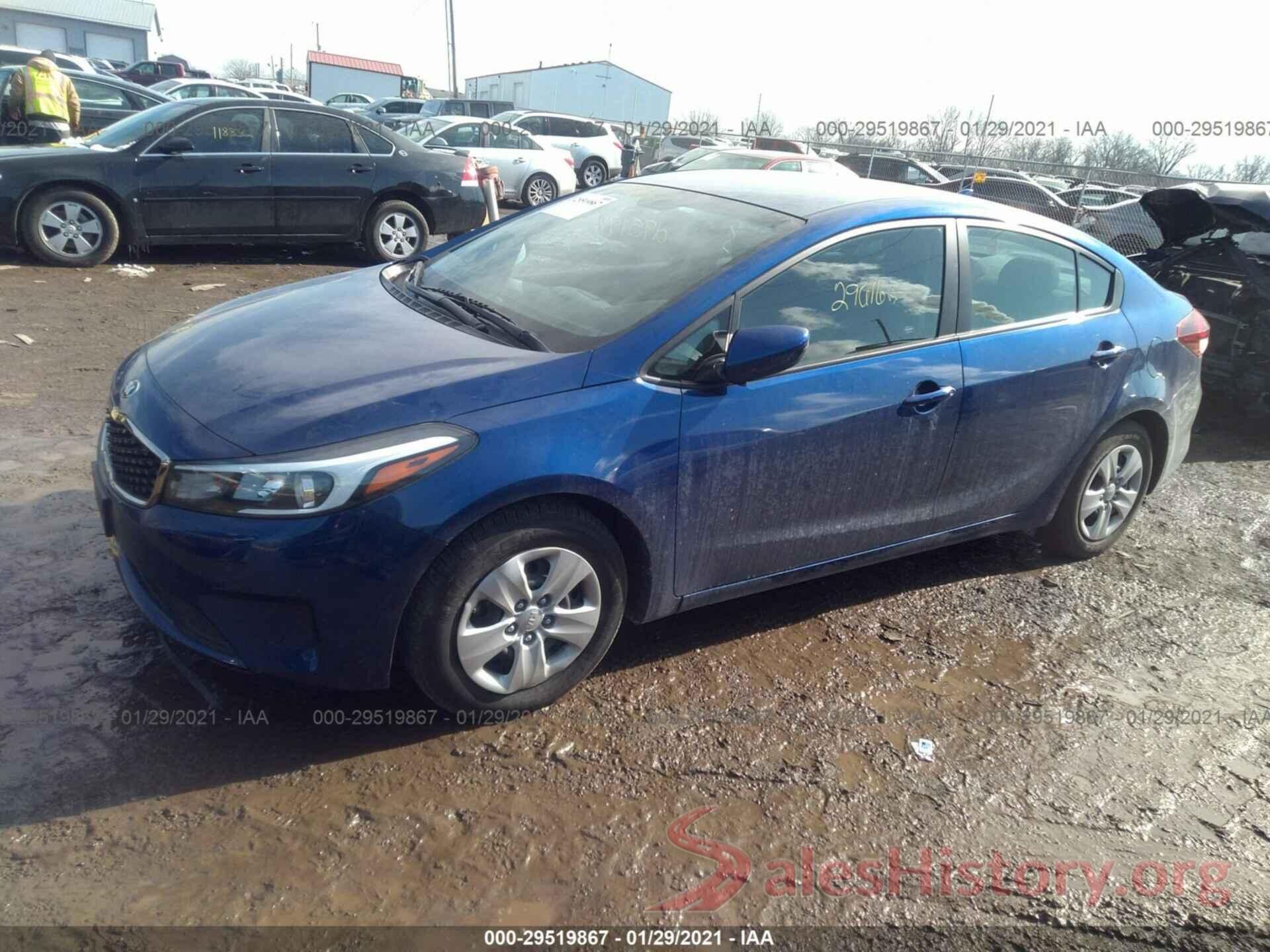 3KPFK4A71HE128595 2017 KIA FORTE