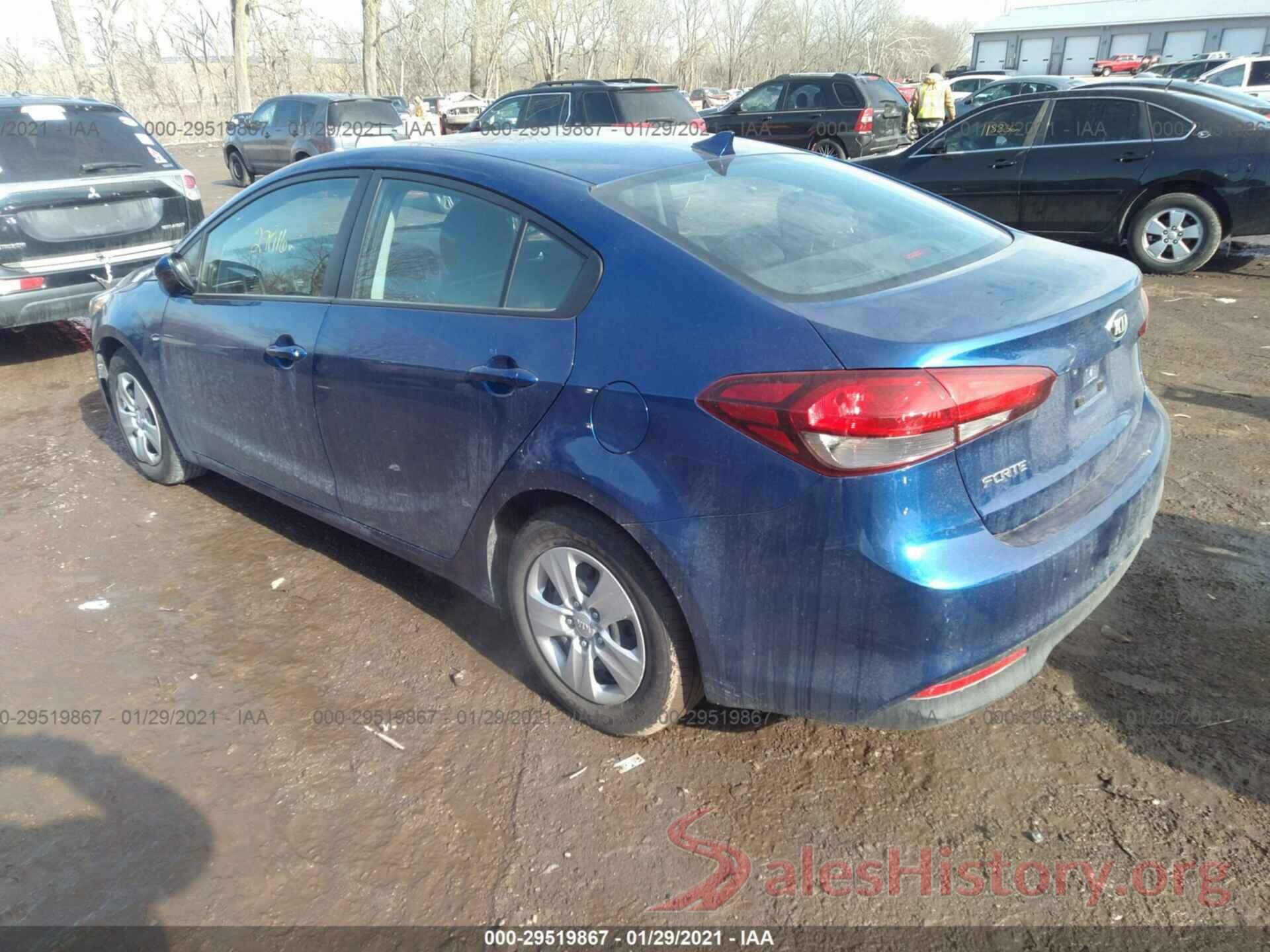 3KPFK4A71HE128595 2017 KIA FORTE