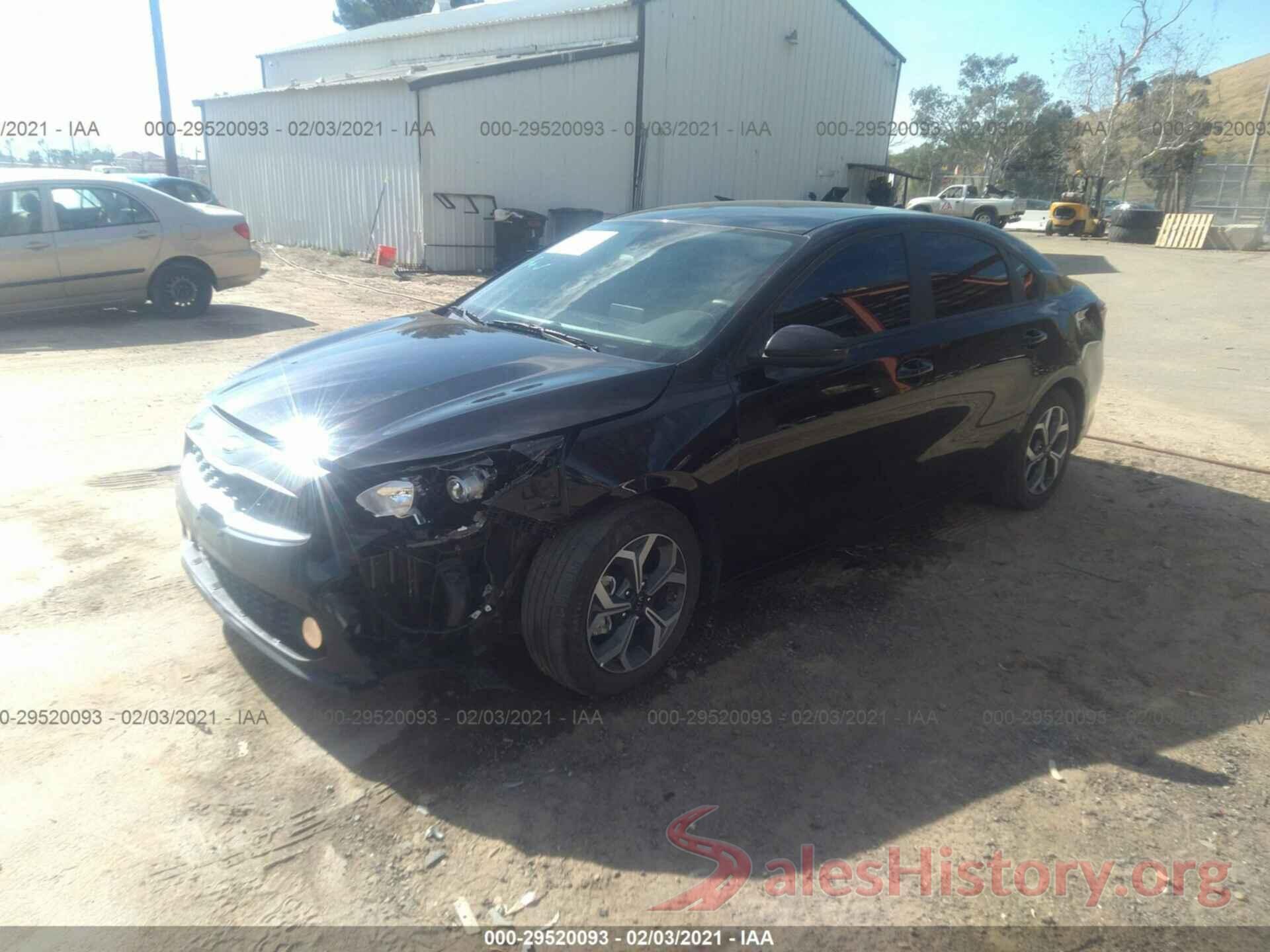 3KPF24AD8LE175508 2020 KIA FORTE