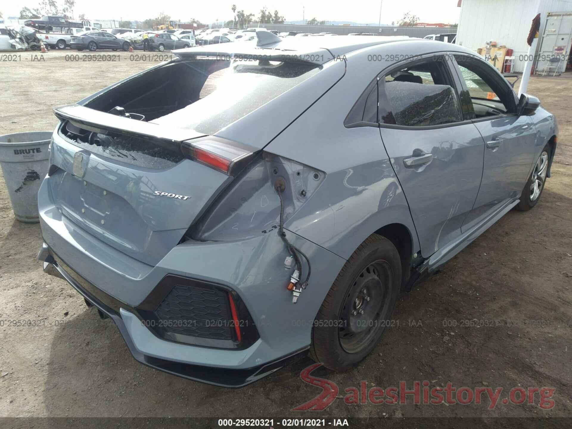 SHHFK7H4XKU418430 2019 HONDA CIVIC HATCHBACK