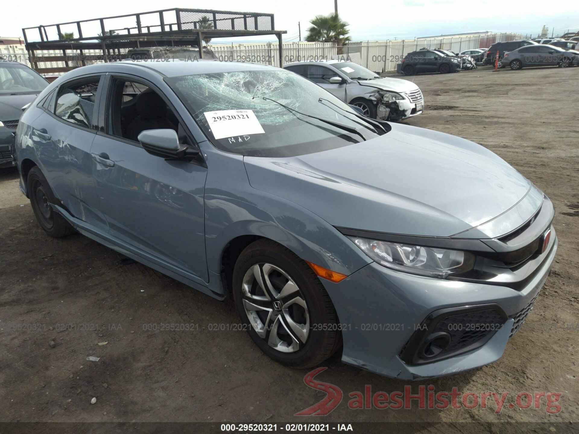 SHHFK7H4XKU418430 2019 HONDA CIVIC HATCHBACK