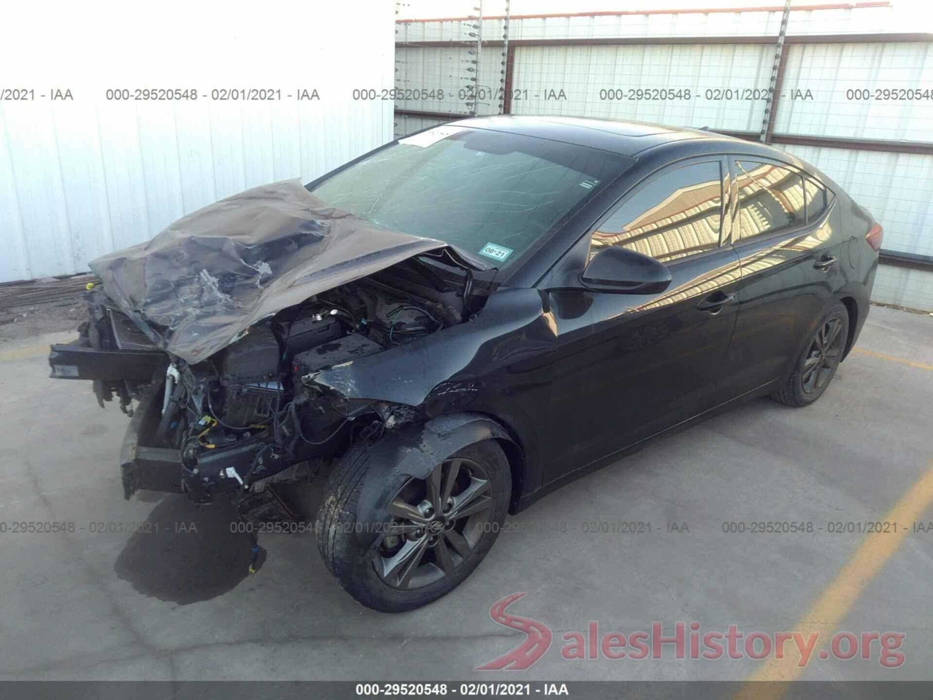 5NPD84LF7JH389032 2018 HYUNDAI ELANTRA