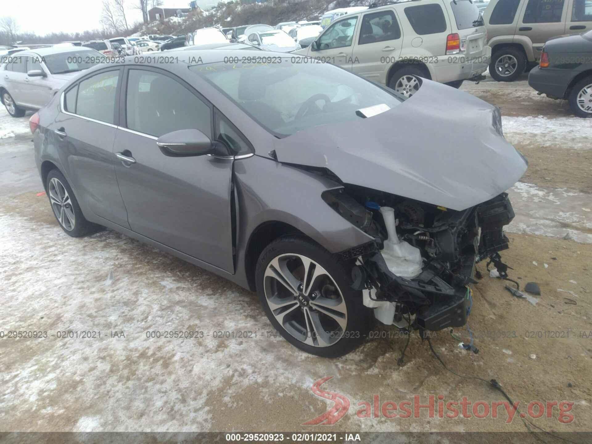 KNAFX4A81G5475281 2016 KIA FORTE