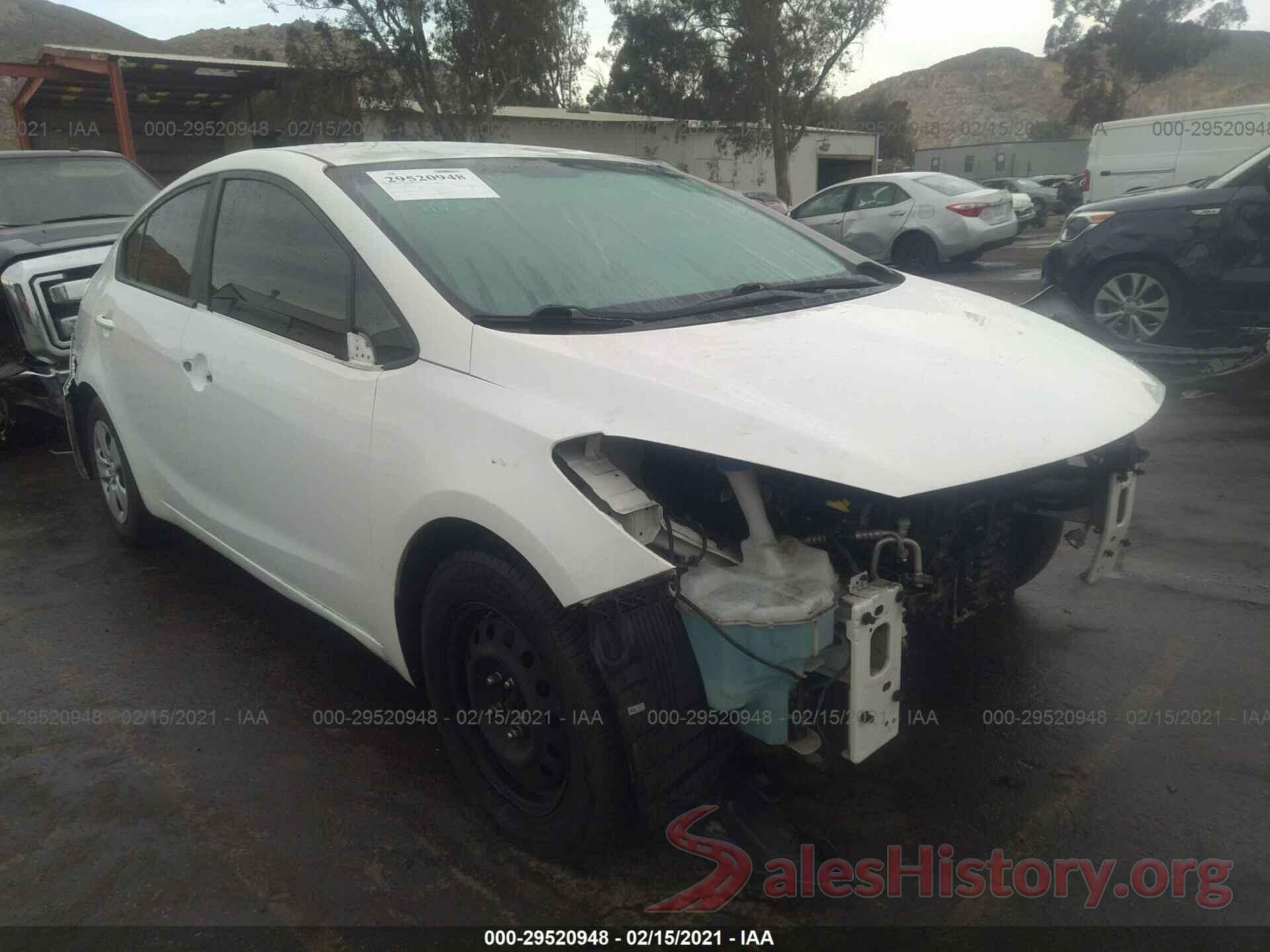 KNAFK4A63G5510206 2016 KIA FORTE