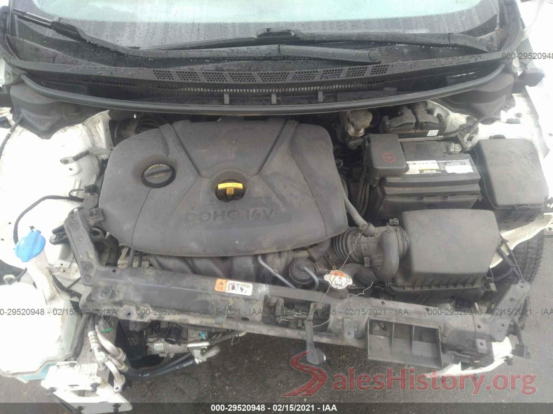 KNAFK4A63G5510206 2016 KIA FORTE