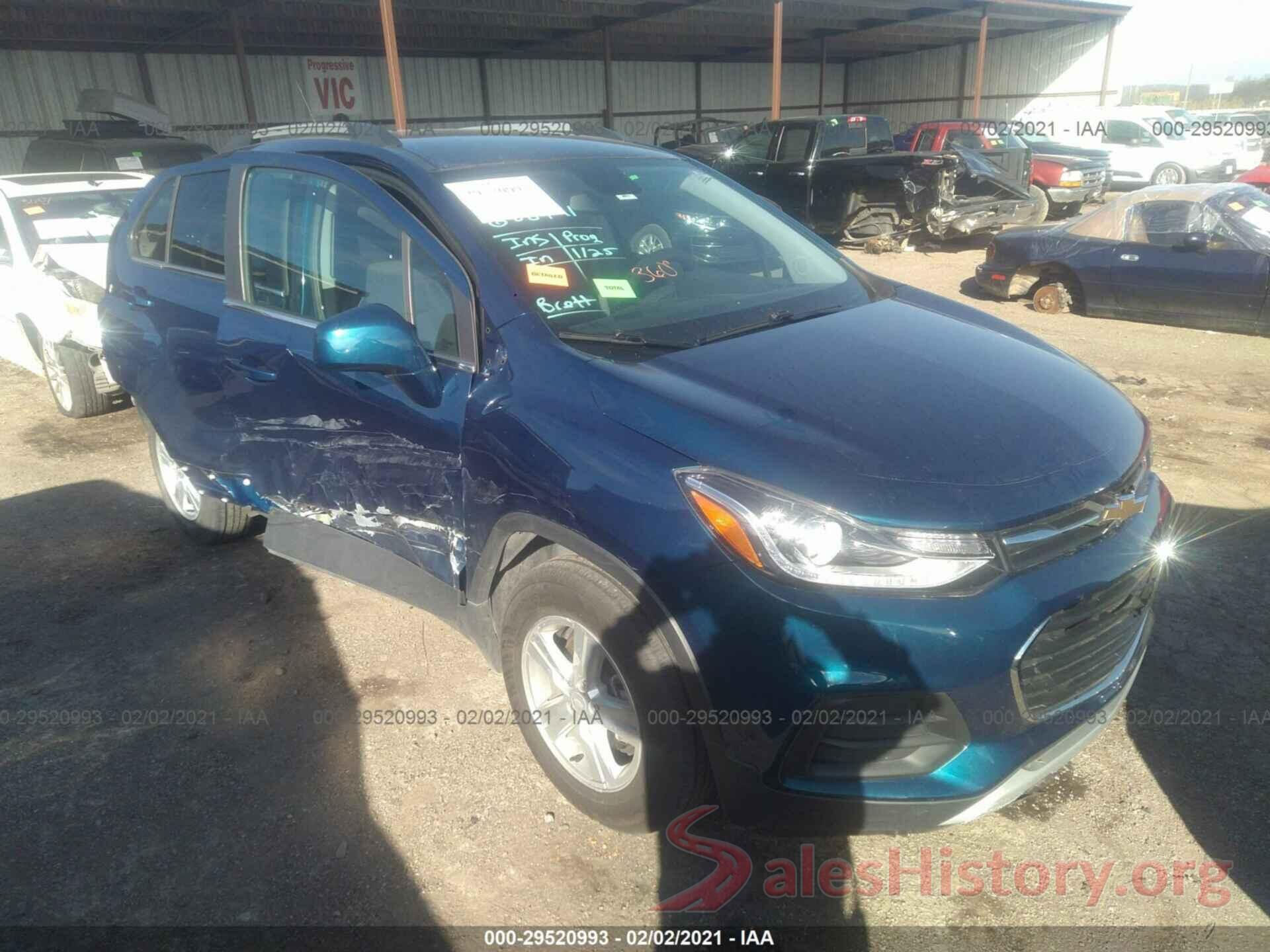 3GNCJLSB9KL341386 2019 CHEVROLET TRAX