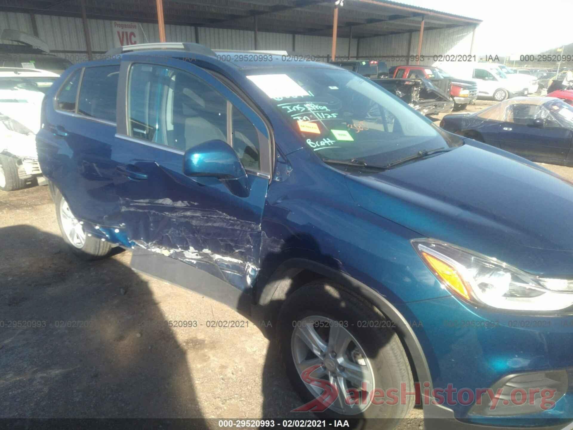 3GNCJLSB9KL341386 2019 CHEVROLET TRAX