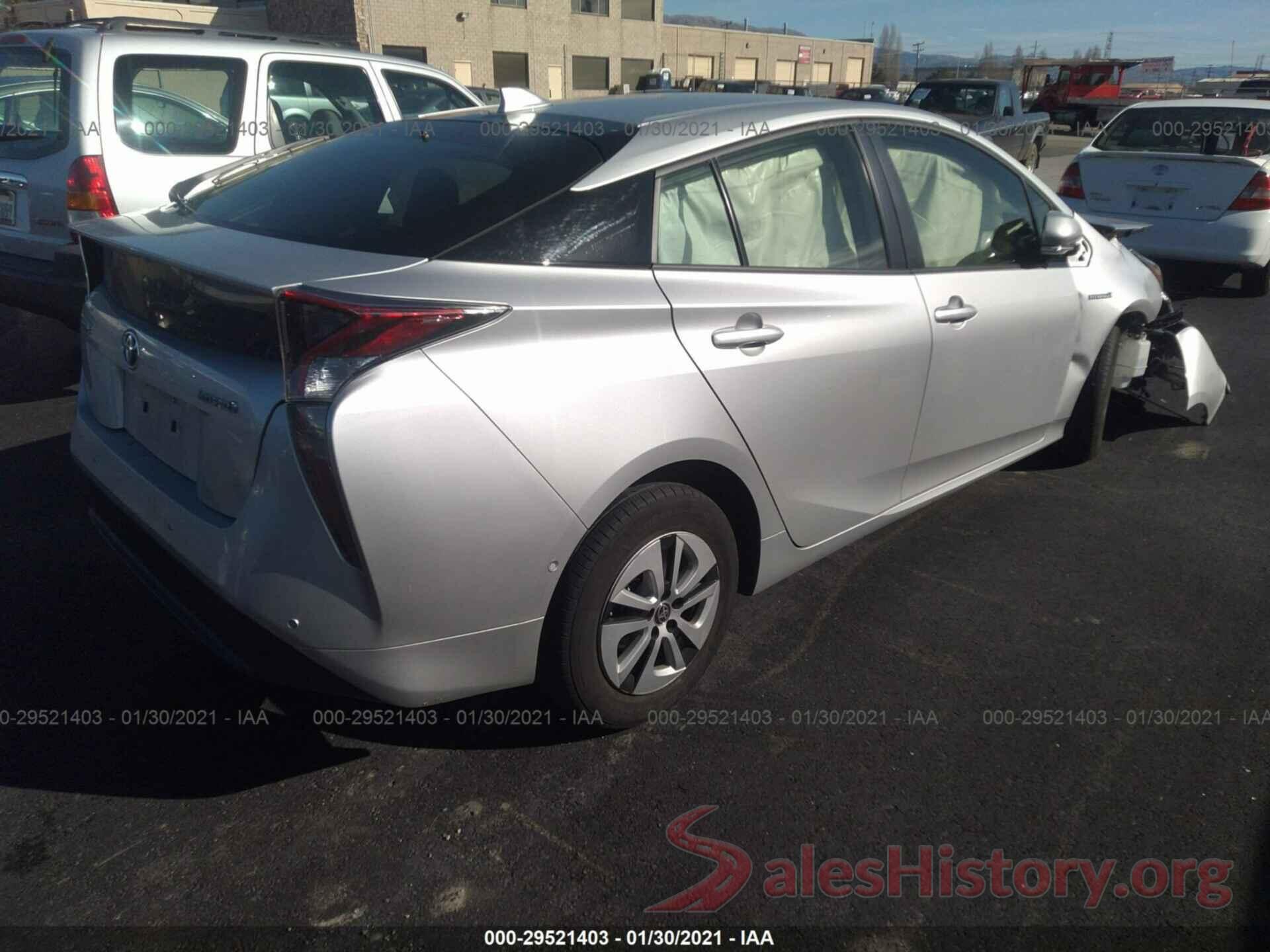 JTDKARFU6J3552719 2018 TOYOTA PRIUS