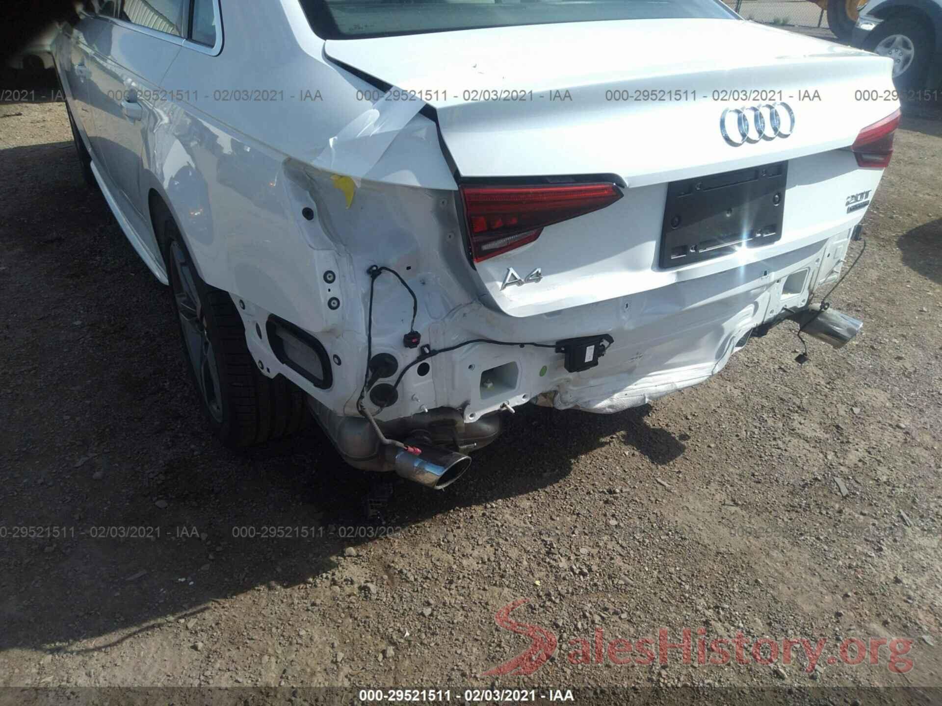 WAUENAF40HN057981 2017 AUDI A4