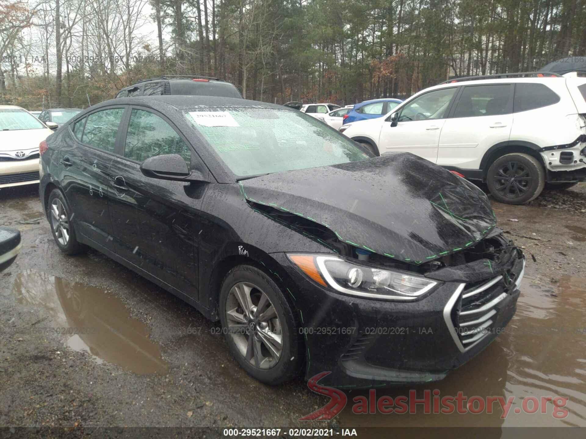 KMHD84LFXHU206041 2017 HYUNDAI ELANTRA