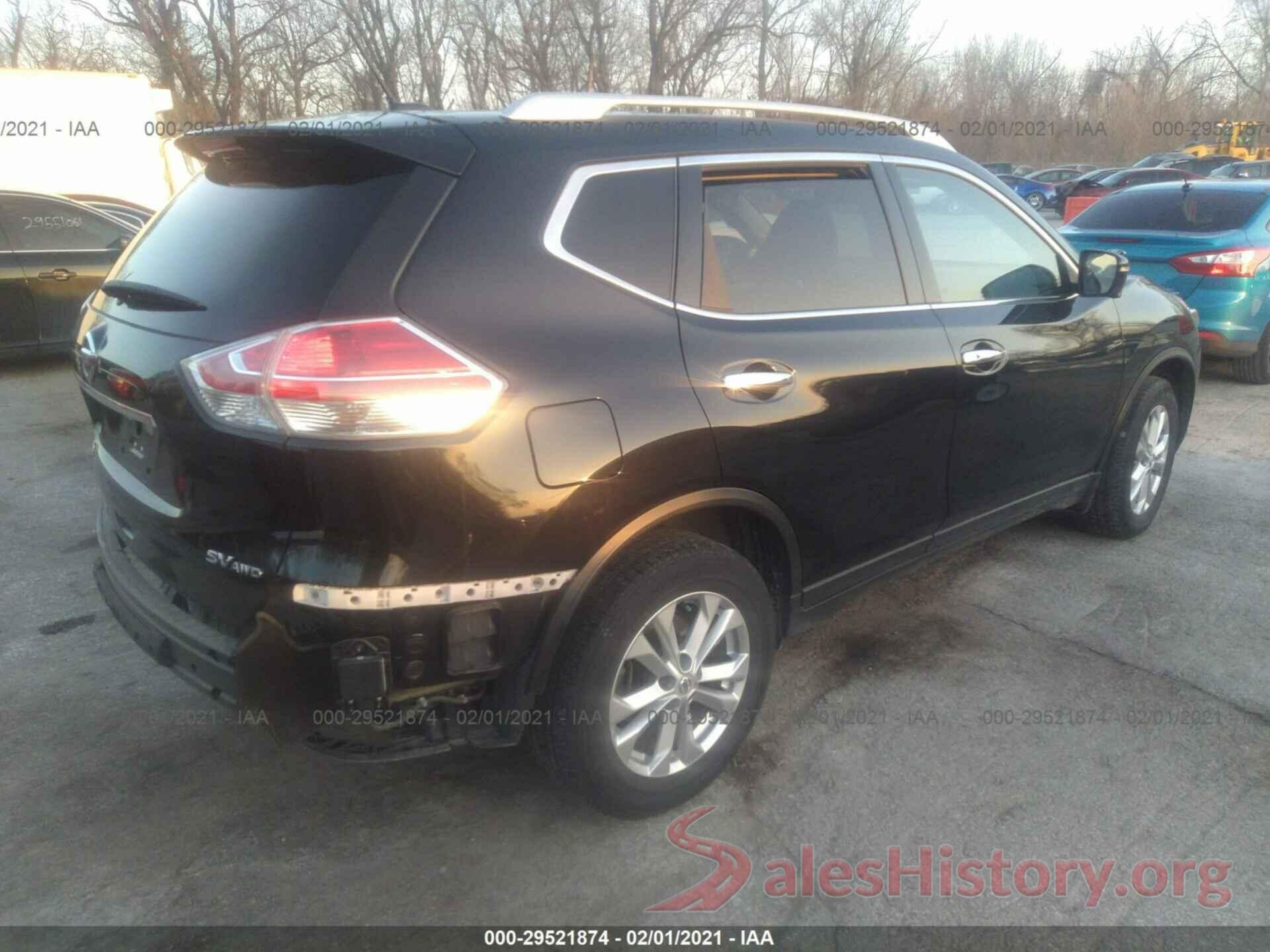 KNMAT2MV4GP670522 2016 NISSAN ROGUE