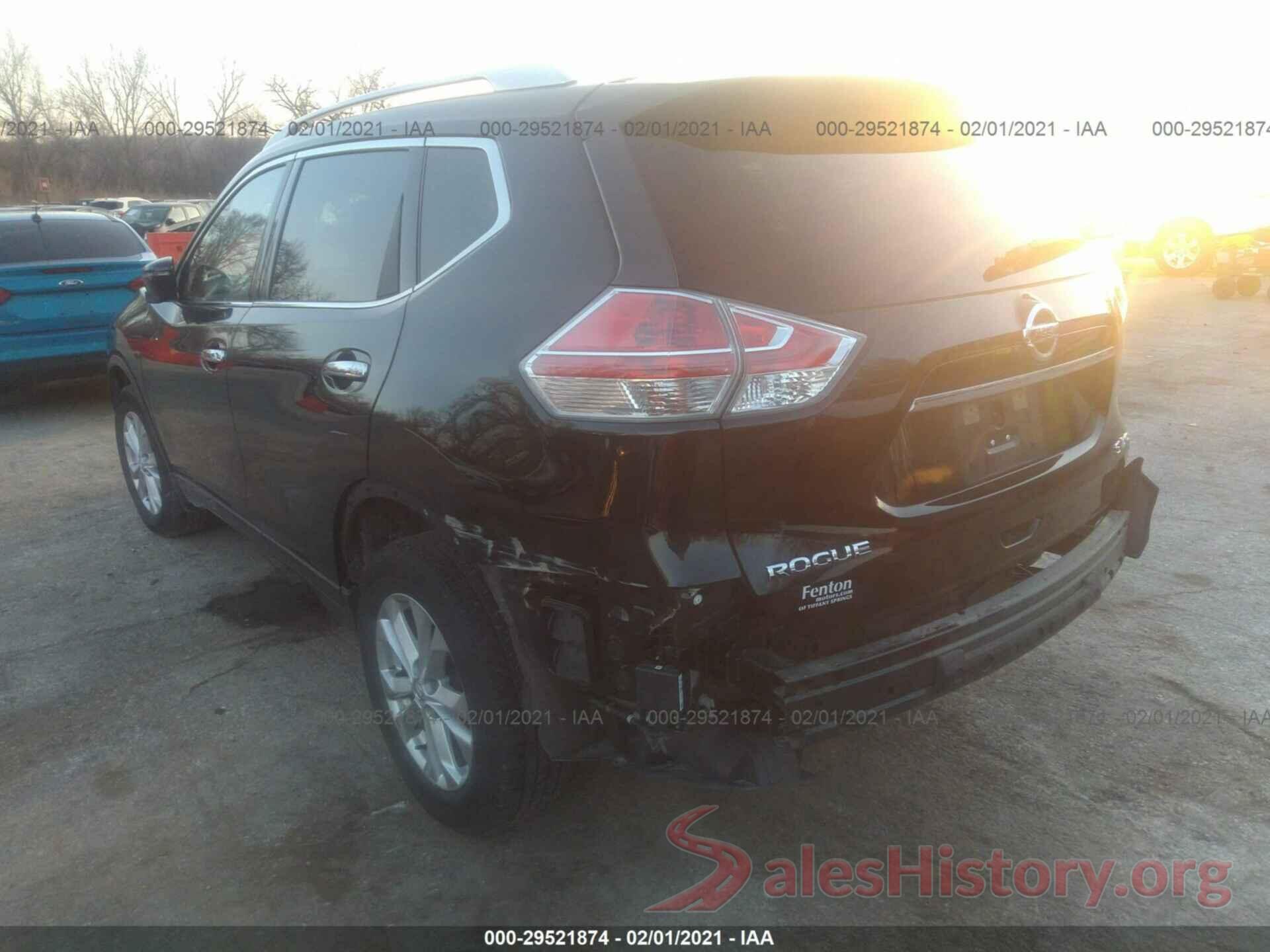 KNMAT2MV4GP670522 2016 NISSAN ROGUE