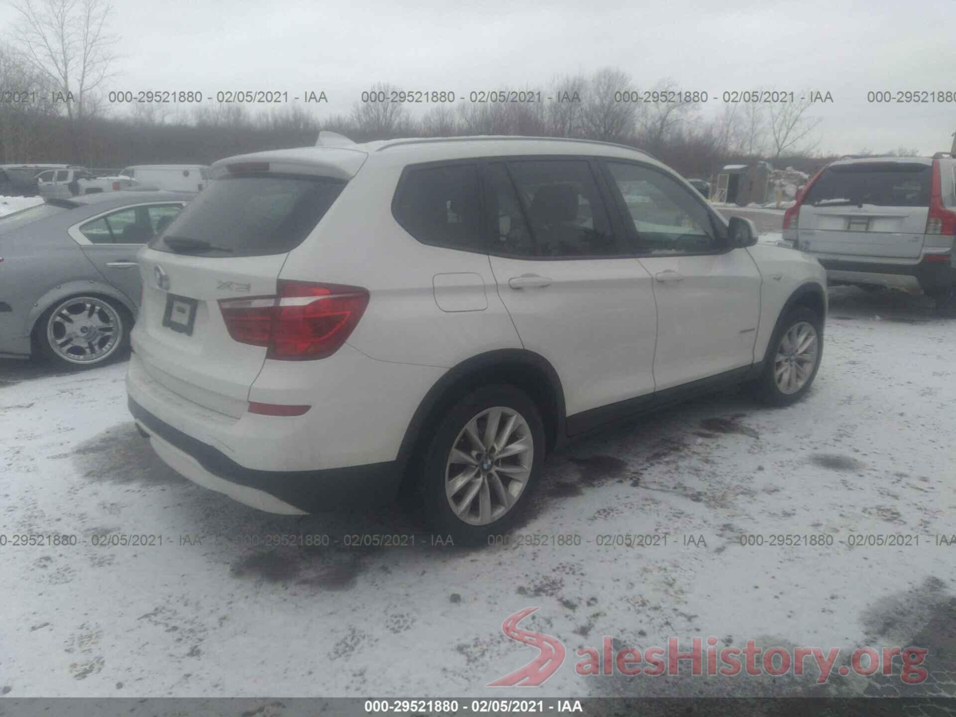 5UXWX9C52G0D91701 2016 BMW X3