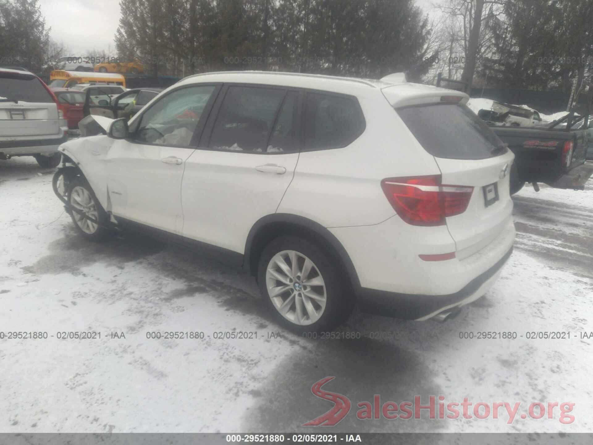 5UXWX9C52G0D91701 2016 BMW X3