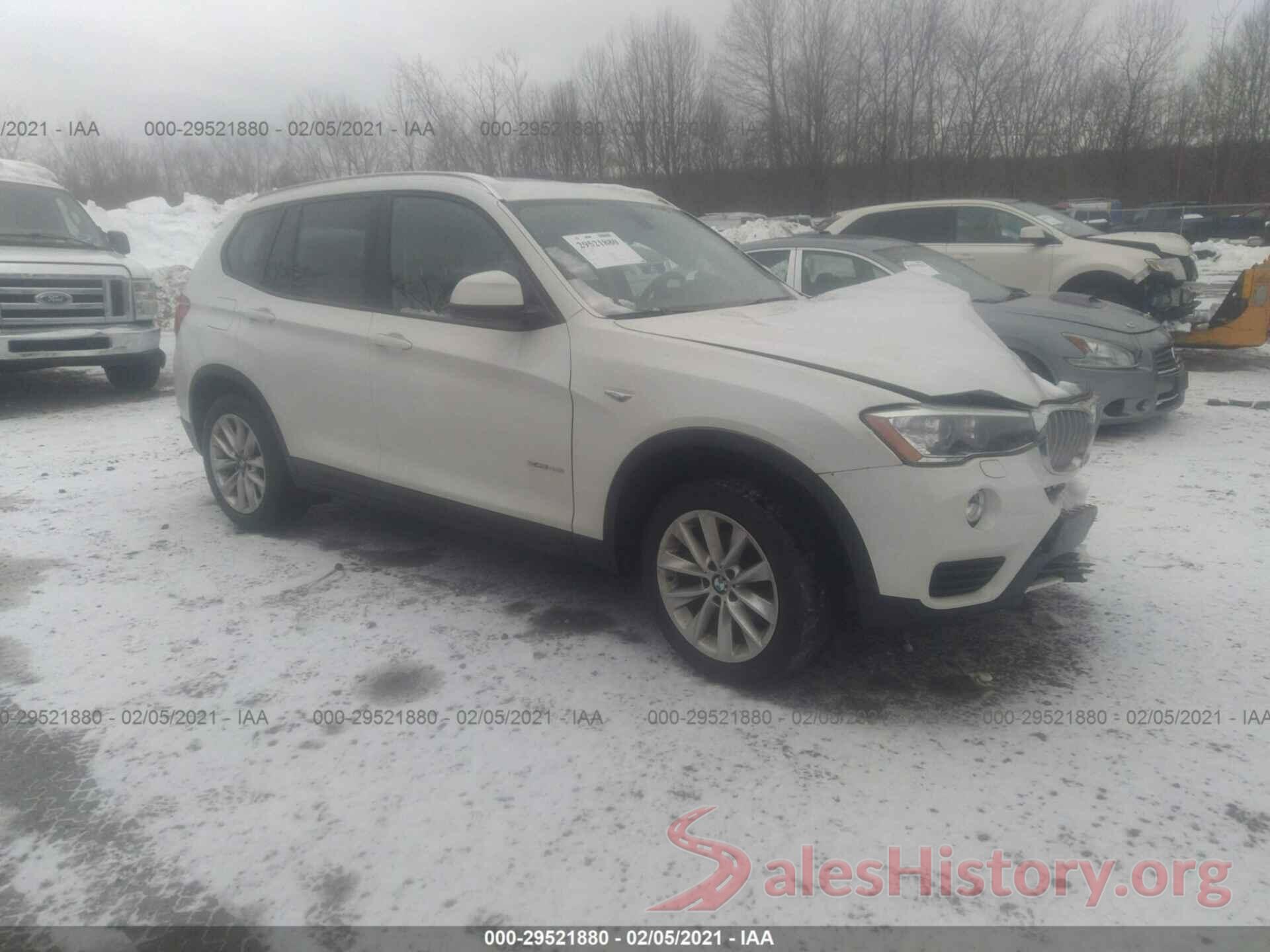 5UXWX9C52G0D91701 2016 BMW X3