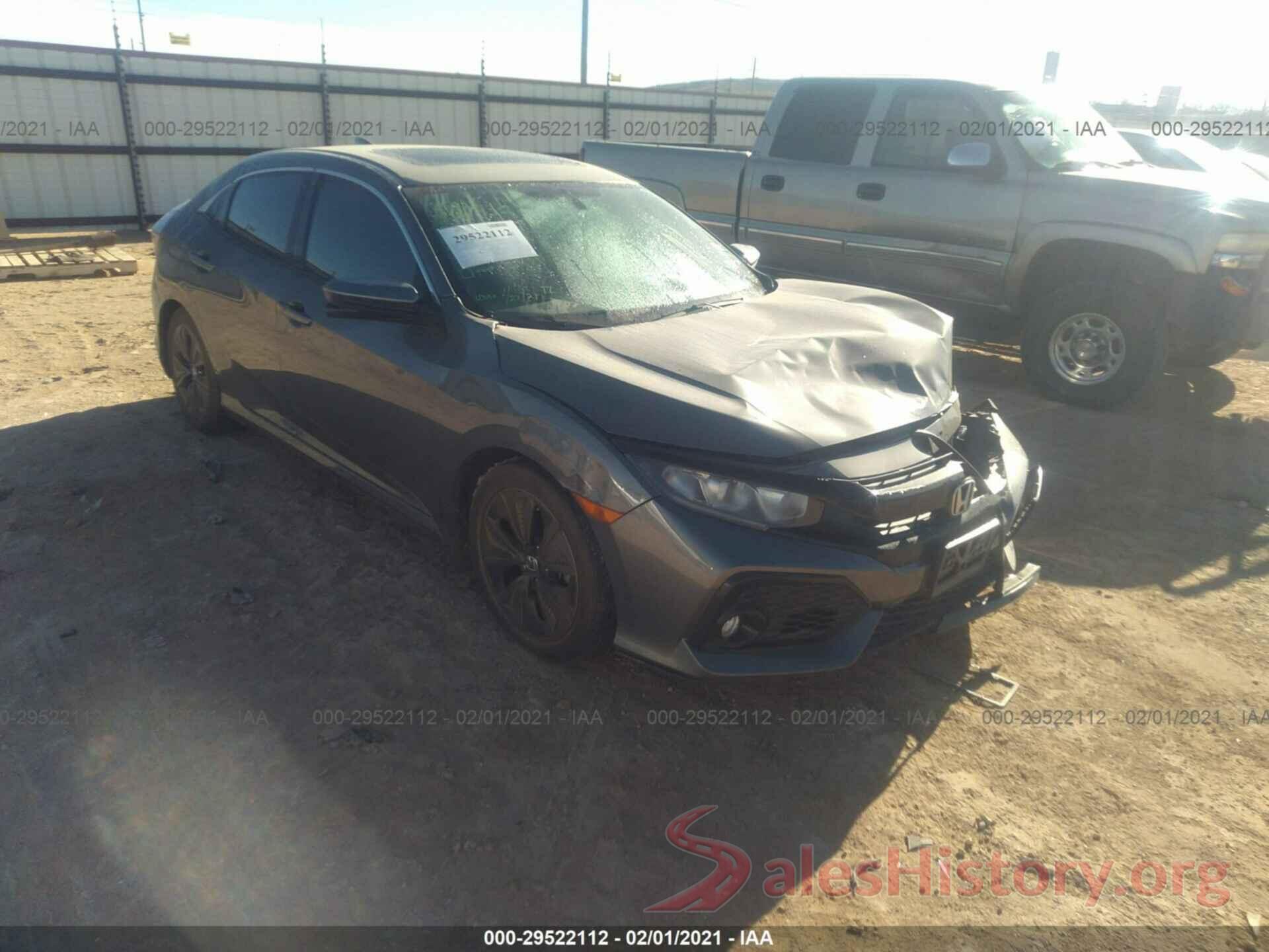 SHHFK7H71JU219467 2018 HONDA CIVIC HATCHBACK