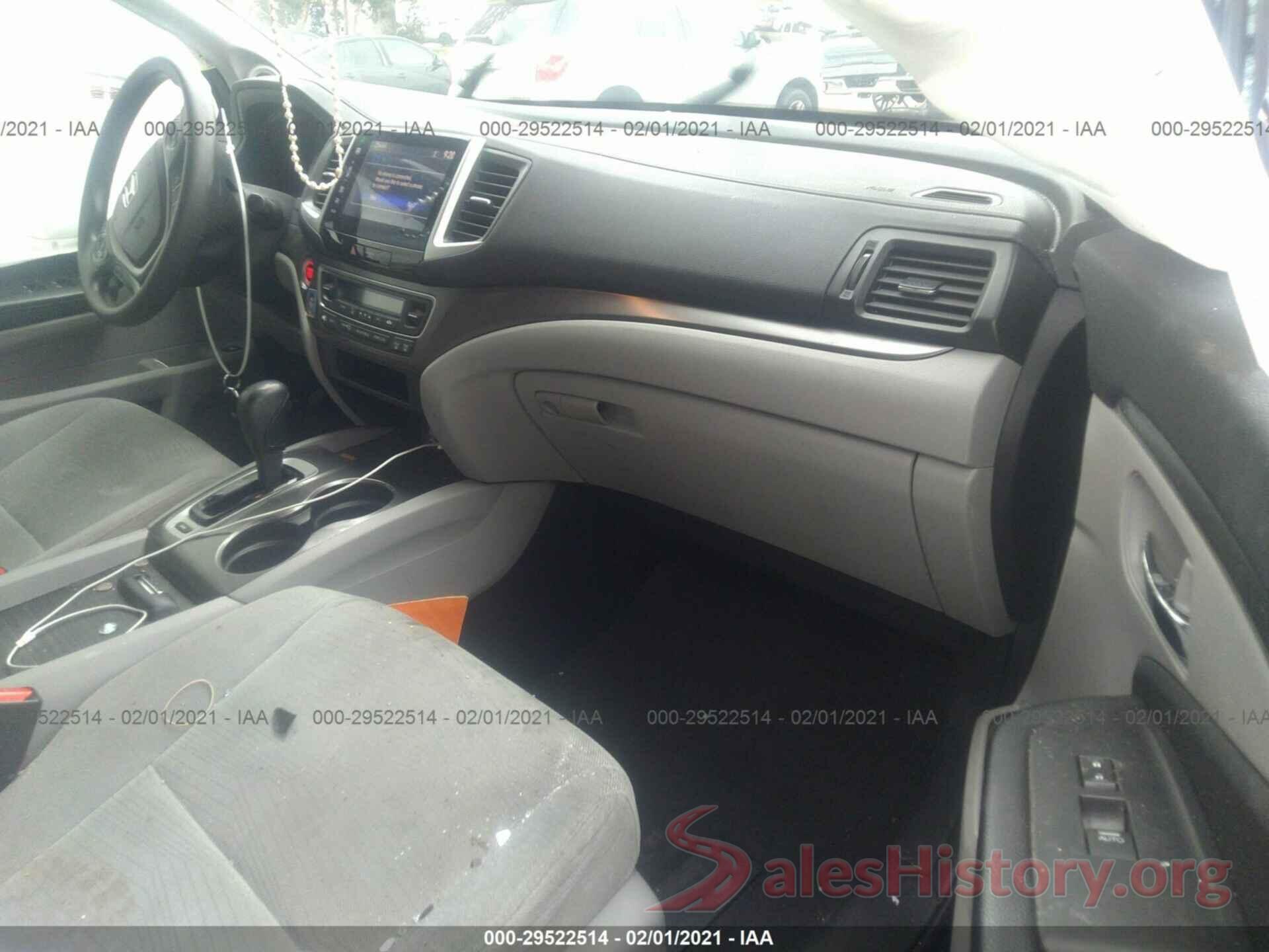 5FNYF5H3XGB021592 2016 HONDA PILOT