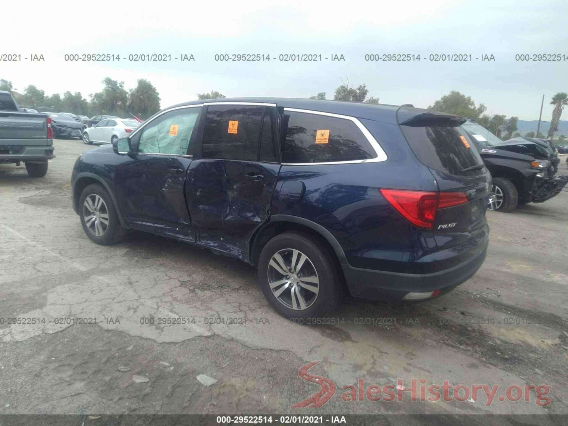 5FNYF5H3XGB021592 2016 HONDA PILOT