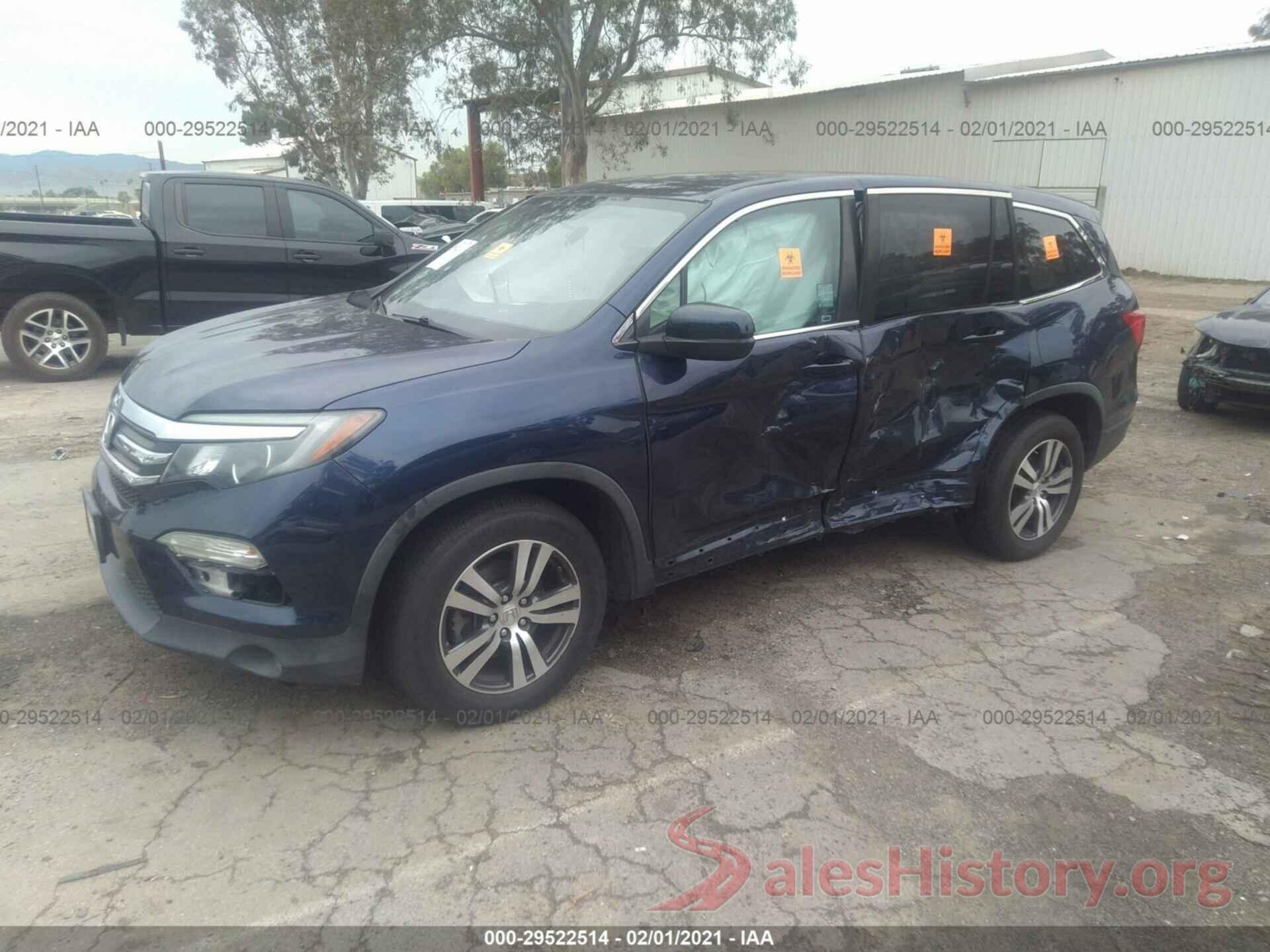 5FNYF5H3XGB021592 2016 HONDA PILOT