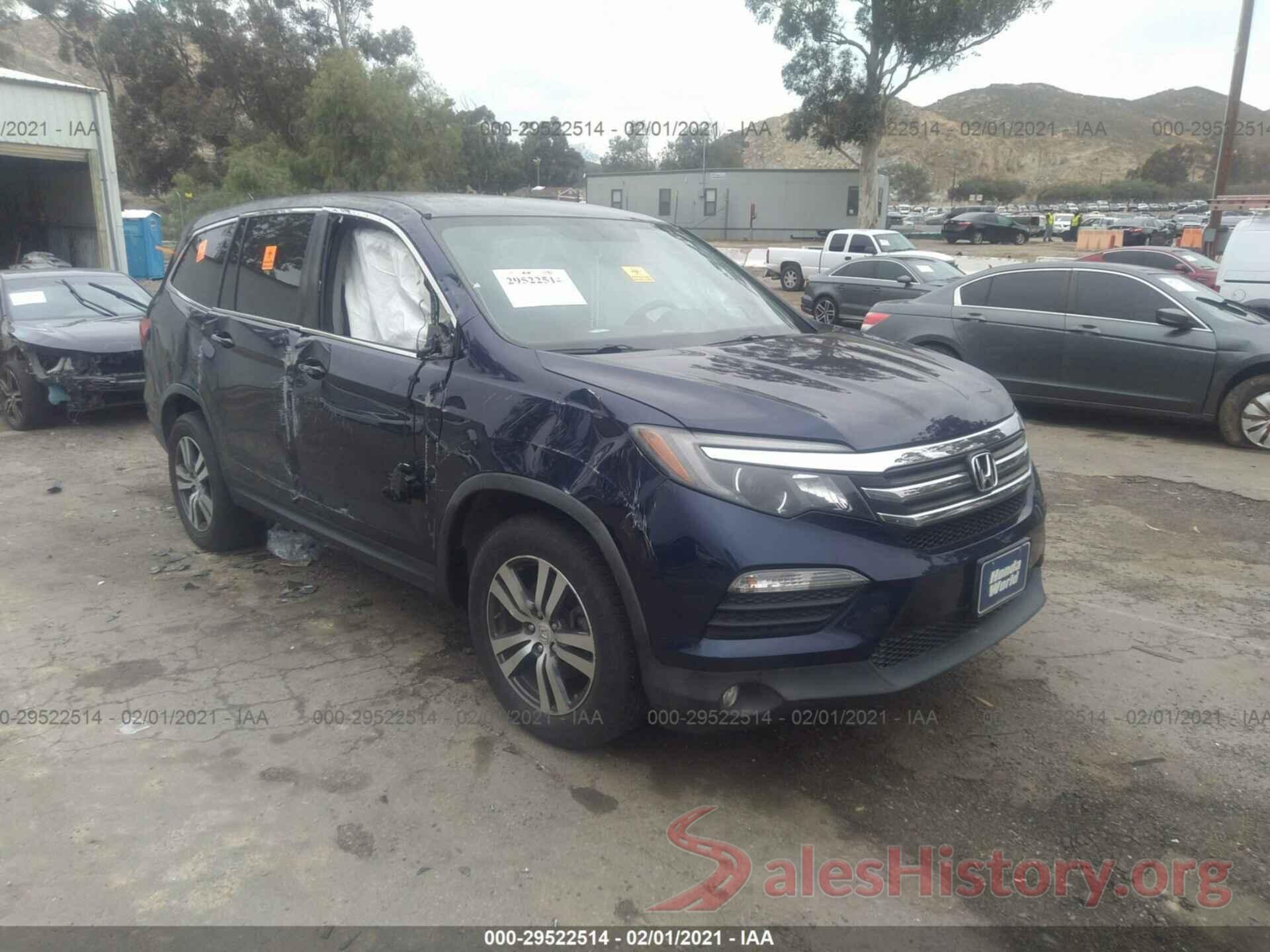 5FNYF5H3XGB021592 2016 HONDA PILOT