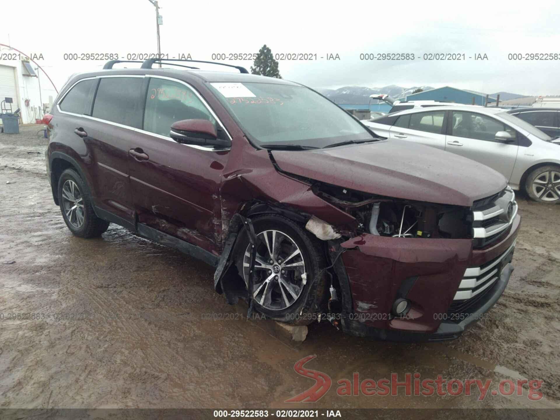 5TDBZRFH0KS994858 2019 TOYOTA HIGHLANDER