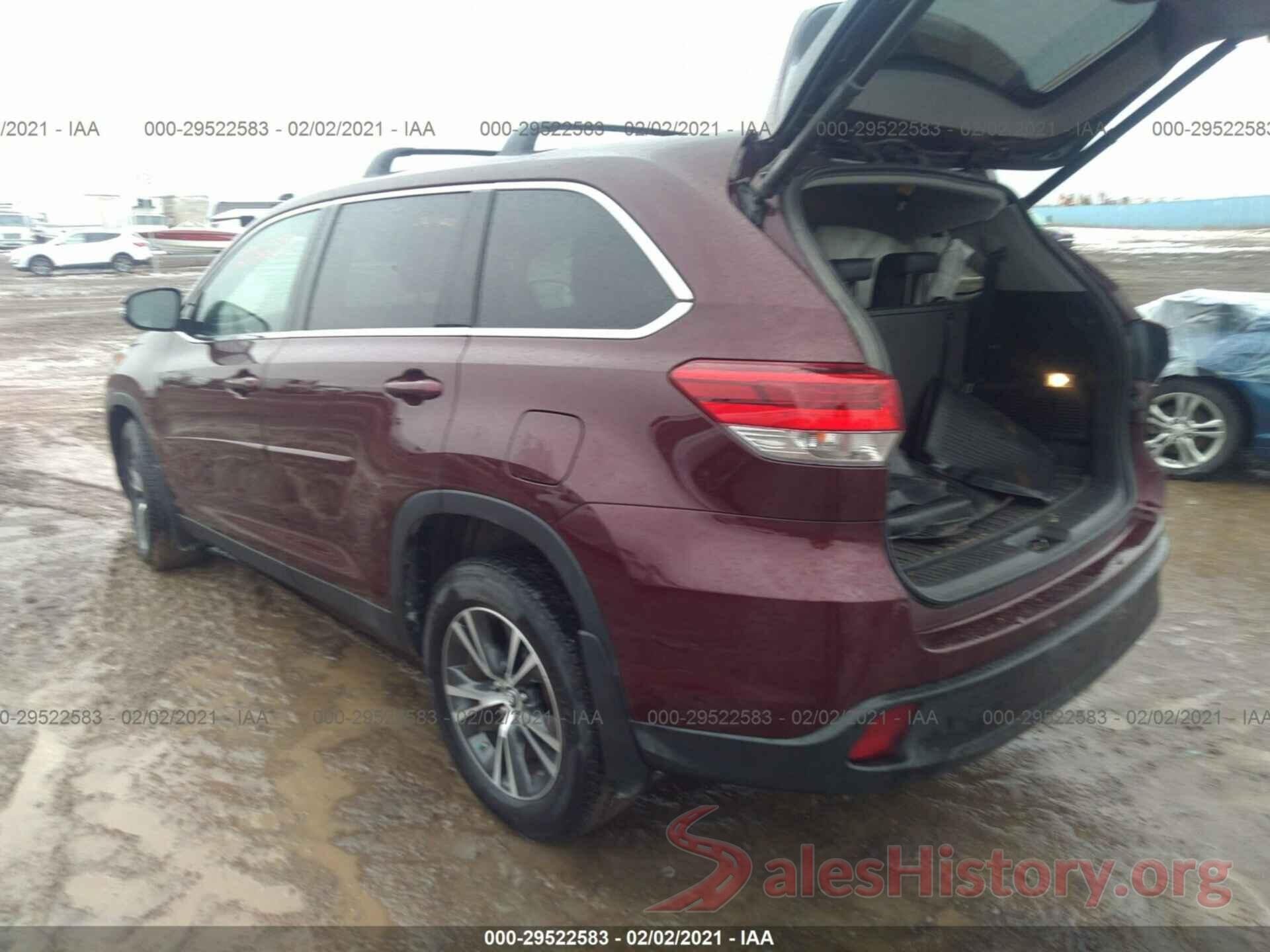 5TDBZRFH0KS994858 2019 TOYOTA HIGHLANDER