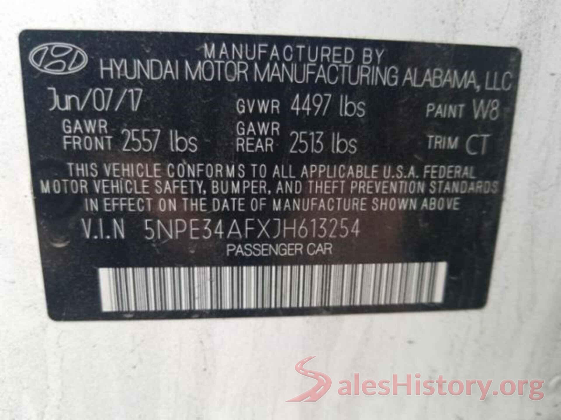 5NPE34AFXJH613254 2018 HYUNDAI SONATA