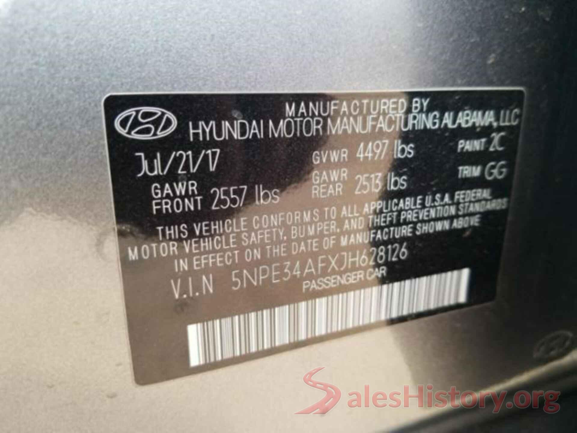 5NPE34AFXJH628126 2018 HYUNDAI SONATA