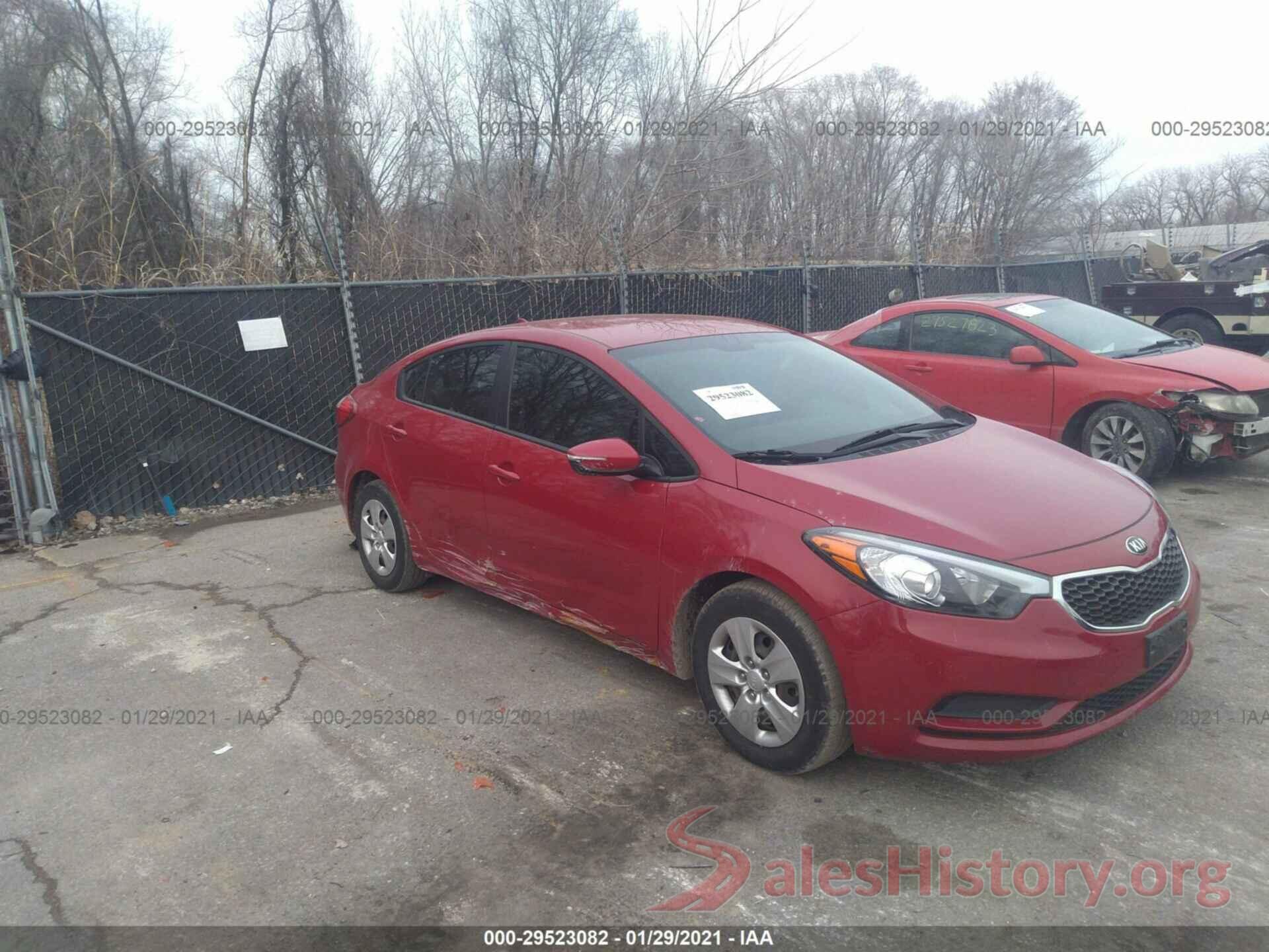 KNAFX4A62G5523711 2016 KIA FORTE