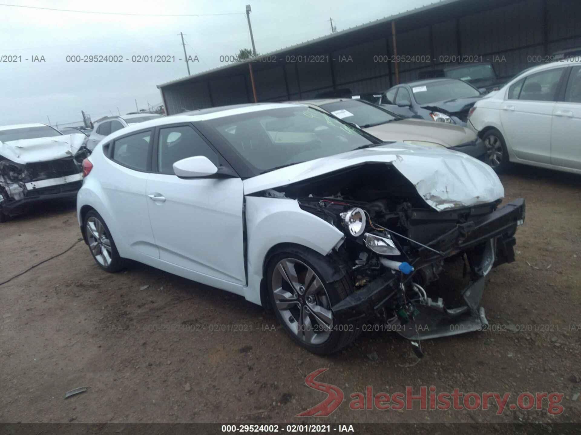 KMHTC6AD6HU320027 2017 HYUNDAI VELOSTER