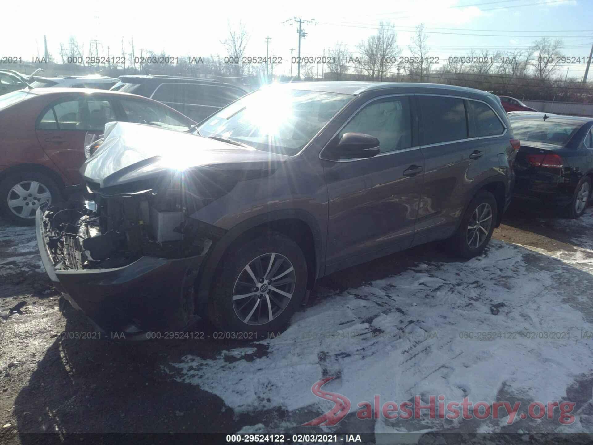 5TDJZRFH3HS466235 2017 TOYOTA HIGHLANDER