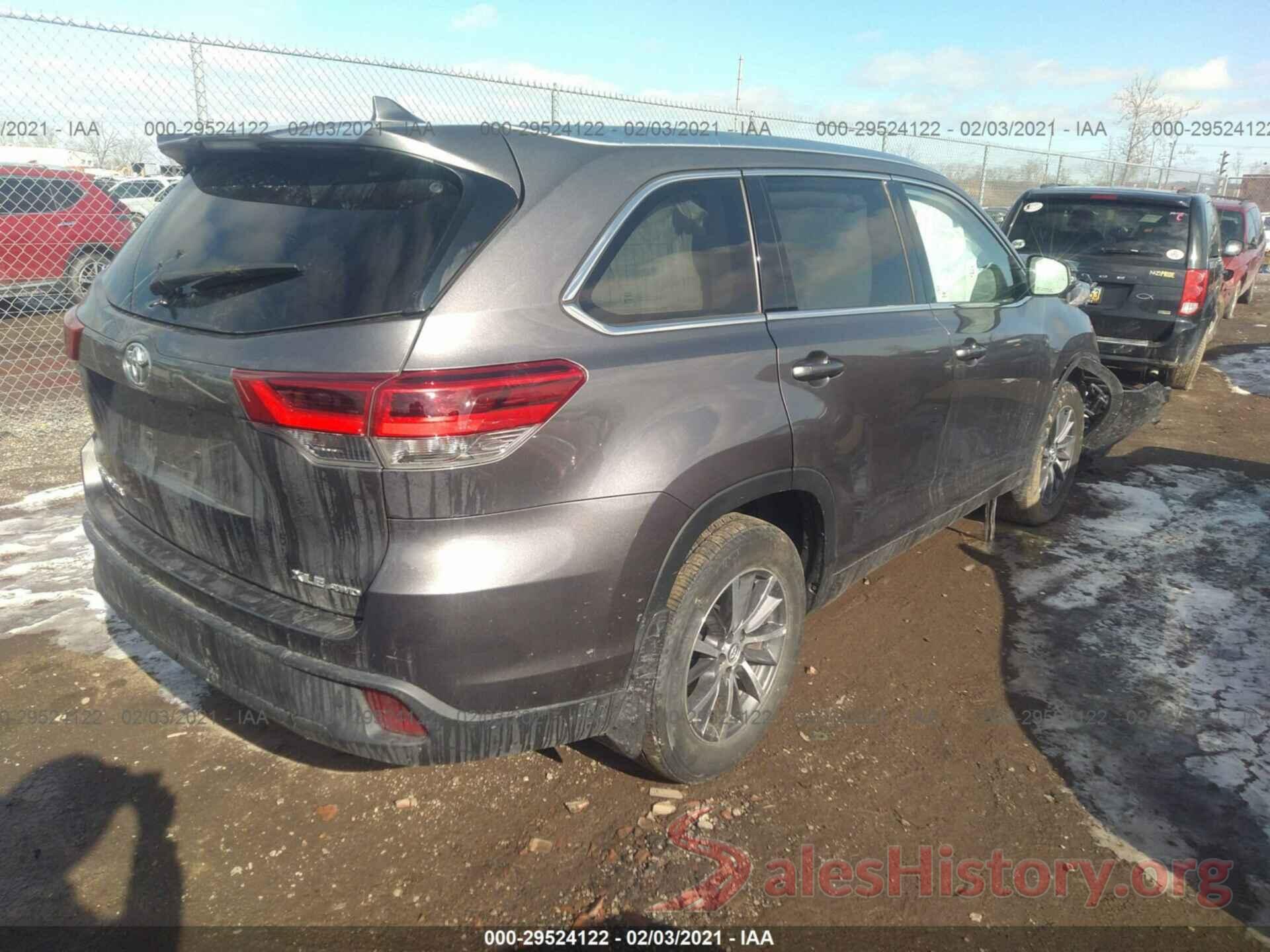 5TDJZRFH3HS466235 2017 TOYOTA HIGHLANDER