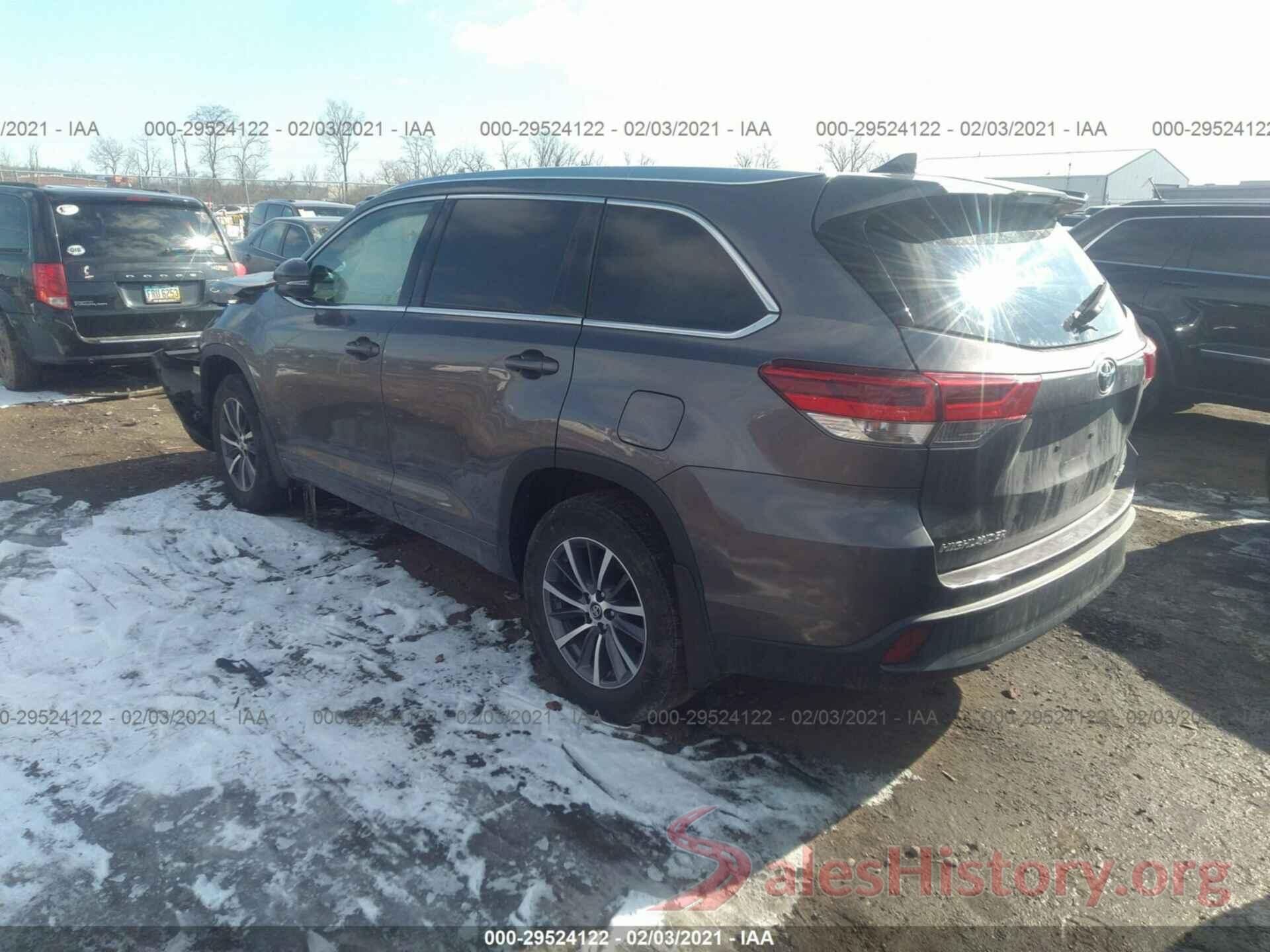 5TDJZRFH3HS466235 2017 TOYOTA HIGHLANDER