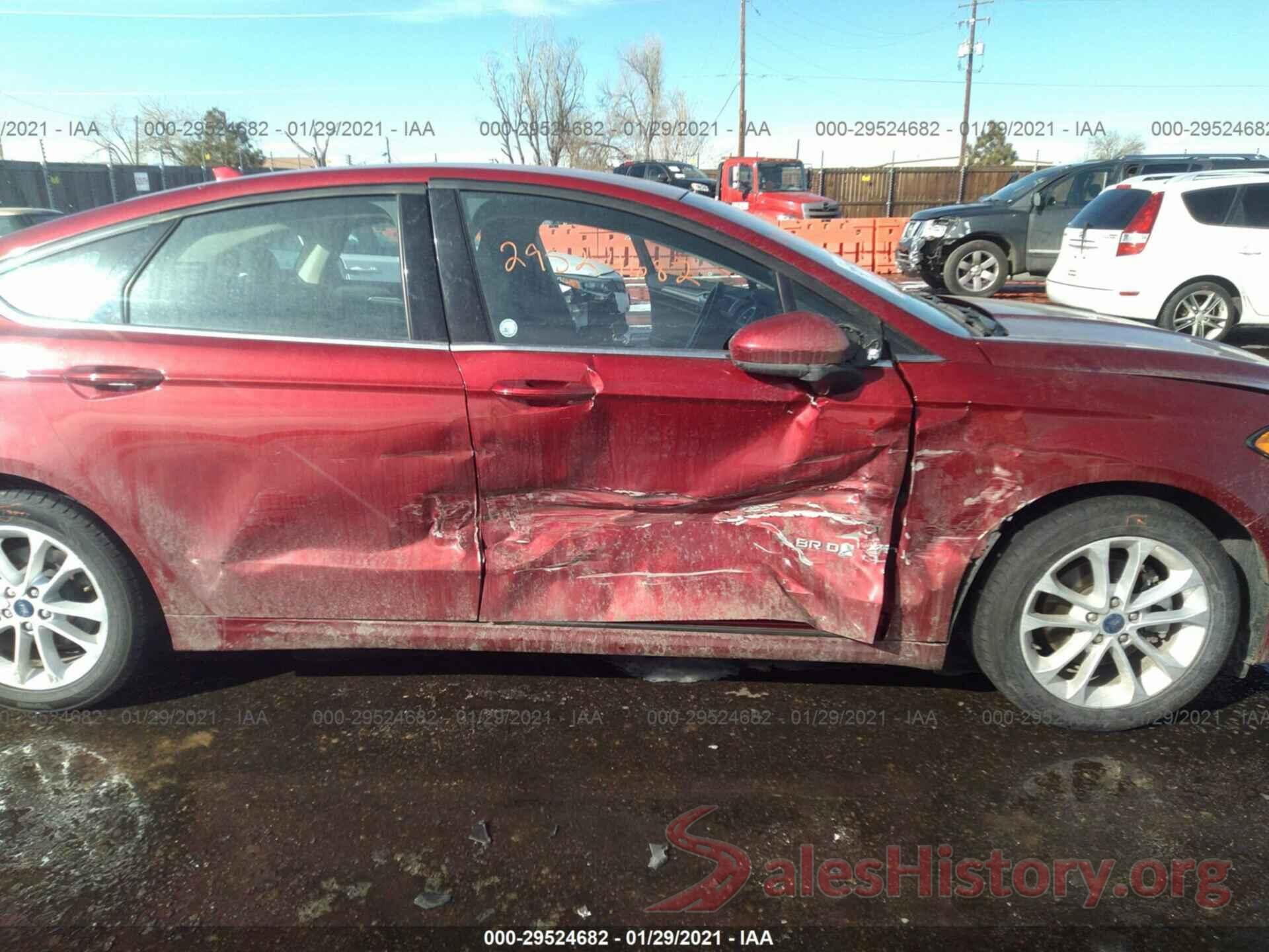 3FA6P0LU5KR256583 2019 FORD FUSION HYBRID