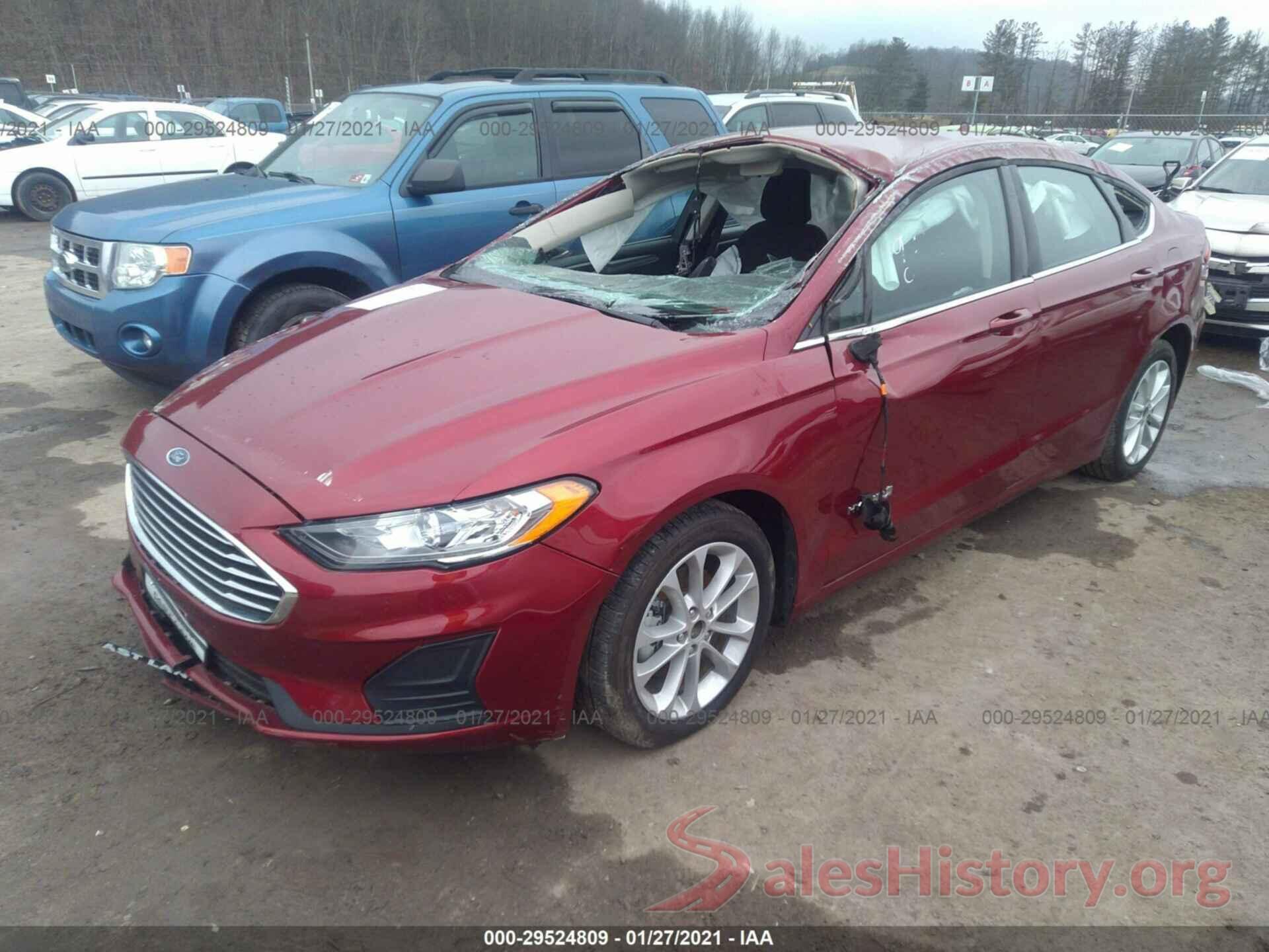 3FA6P0LU8KR188005 2019 FORD FUSION HYBRID