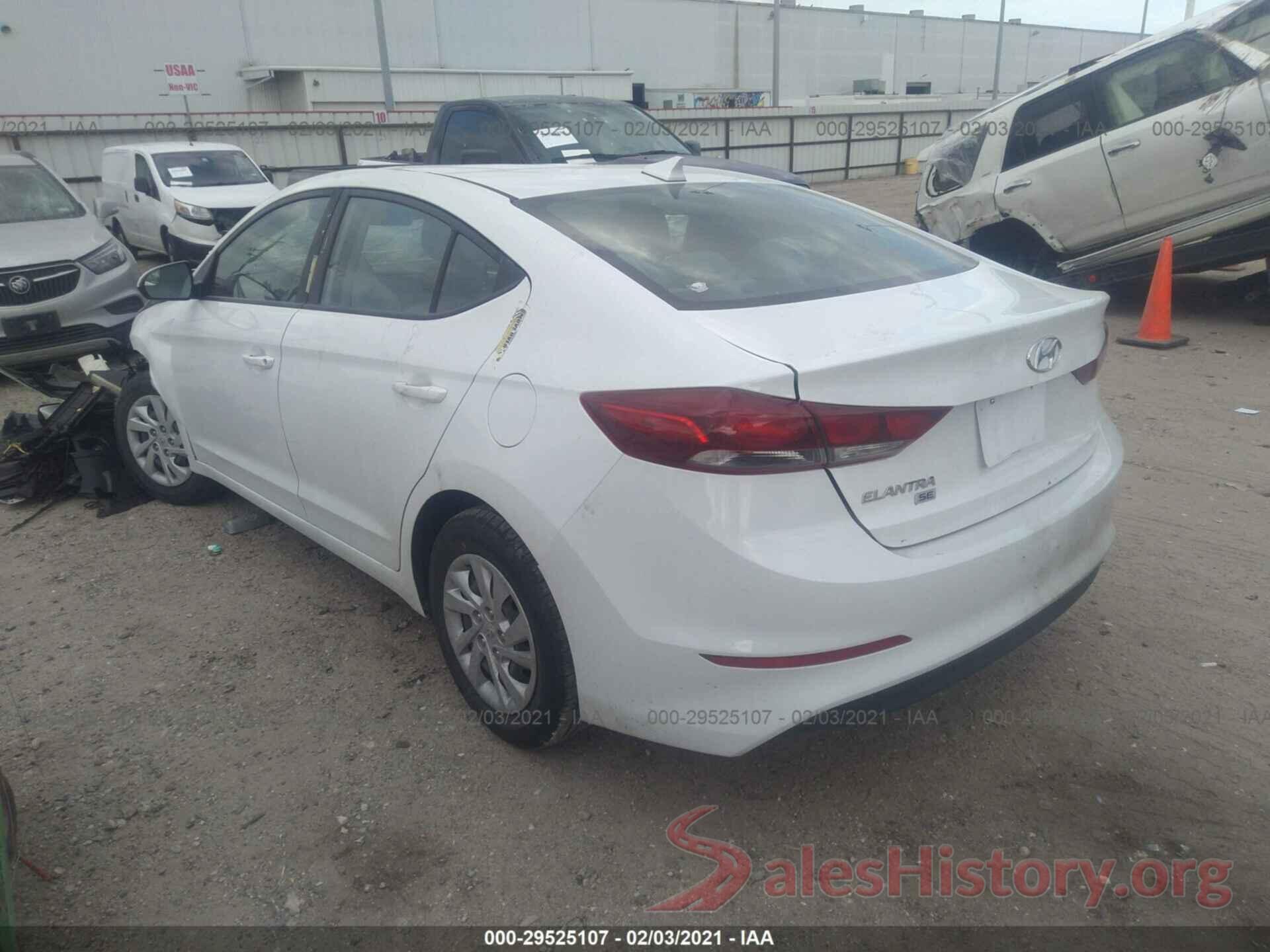 5NPD74LF7HH201106 2017 HYUNDAI ELANTRA