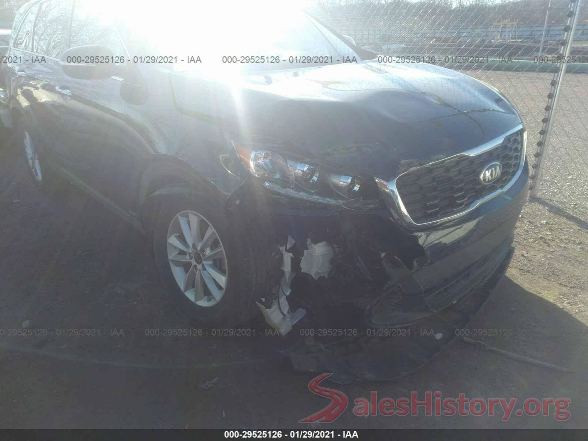 5XYPGDA54KG544767 2019 KIA SORENTO