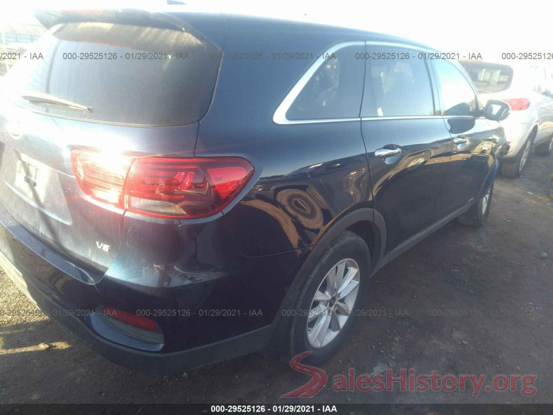 5XYPGDA54KG544767 2019 KIA SORENTO