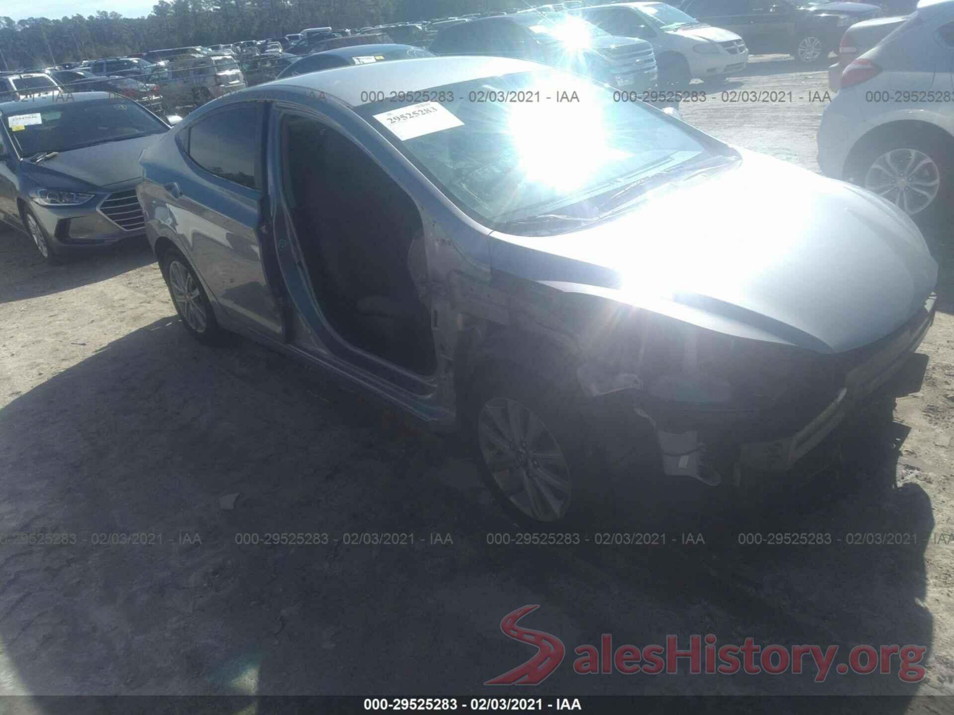 5NPDH4AE4GH670451 2016 HYUNDAI ELANTRA