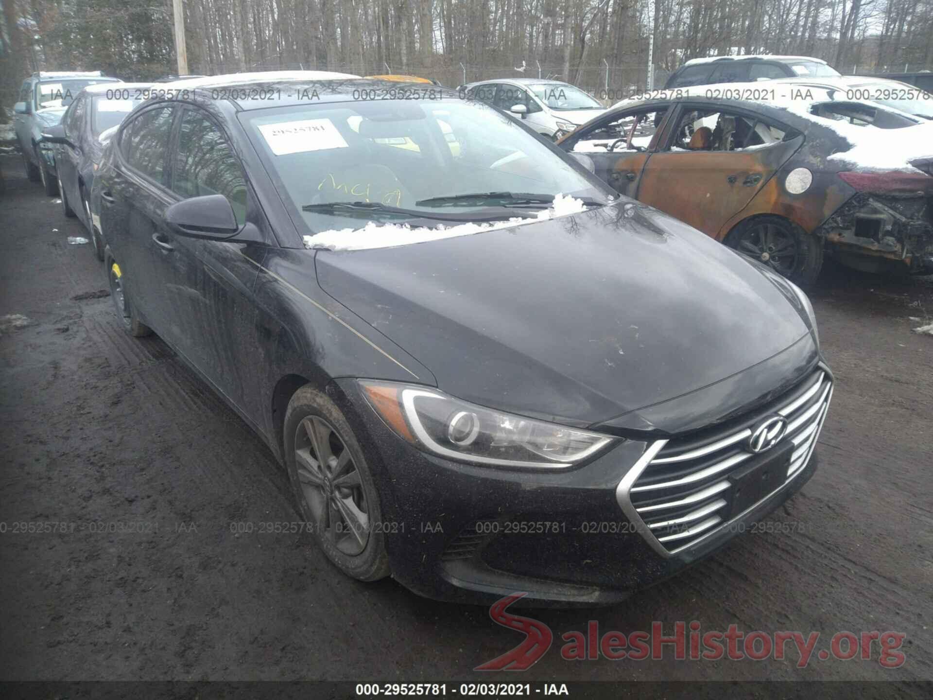 5NPD84LF8JH393901 2018 HYUNDAI ELANTRA